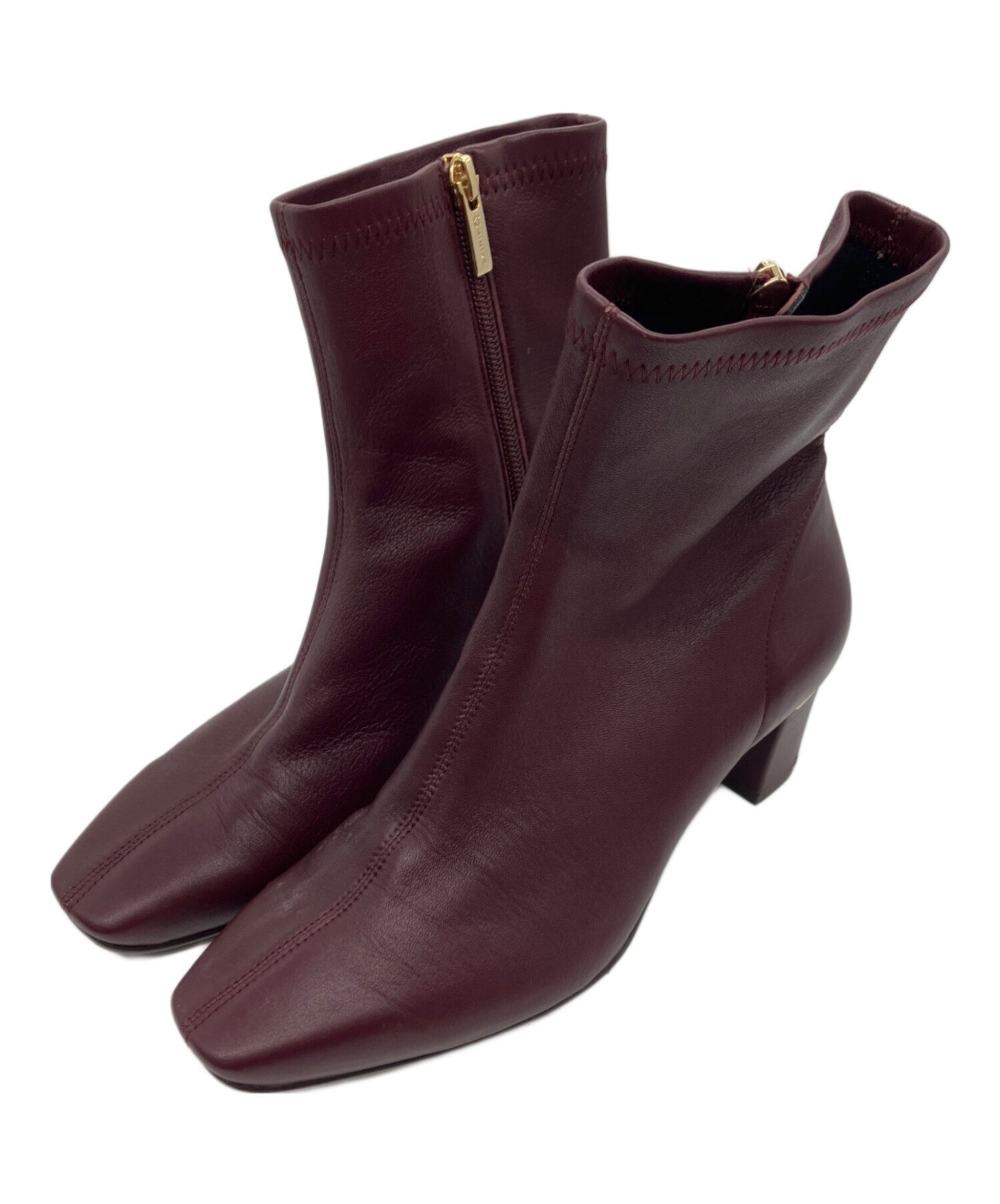 中古・古着通販】卑弥呼 (ヒミコ) ヒールシープレザーストレッチブーツ