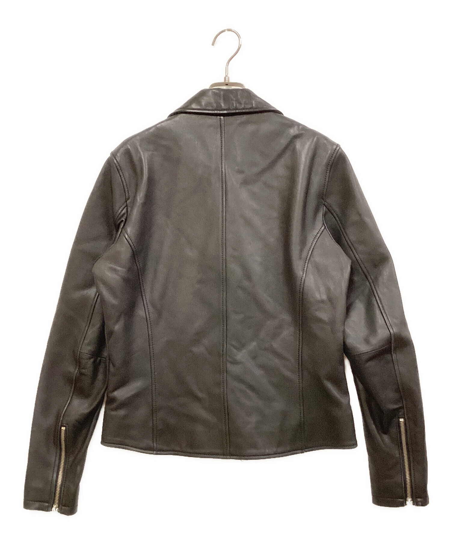 ビームス BEAMS ライダースジャケット サイズM ブラウン メンズ レザー 
