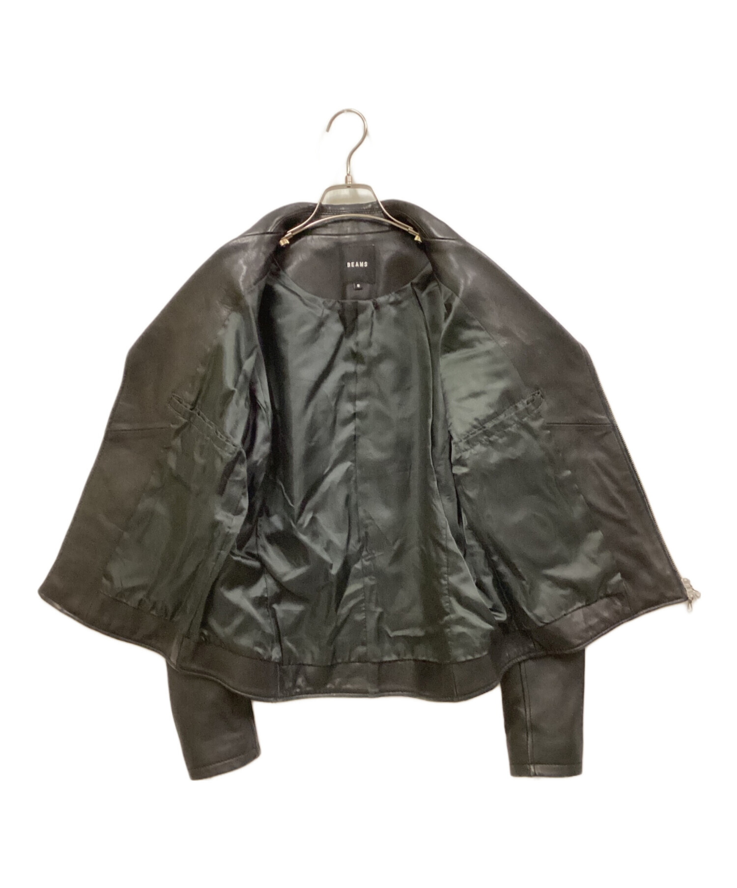 中古・古着通販】BEAMS (ビームス) ダブルライダースジャケット 