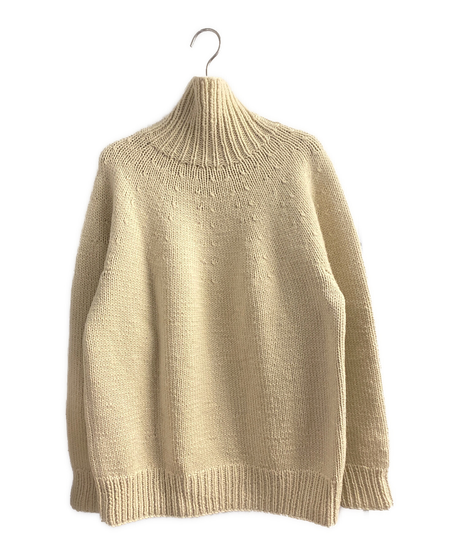 中古・古着通販】COMOLI (コモリ) カシミア和紙ハンドタートルネック