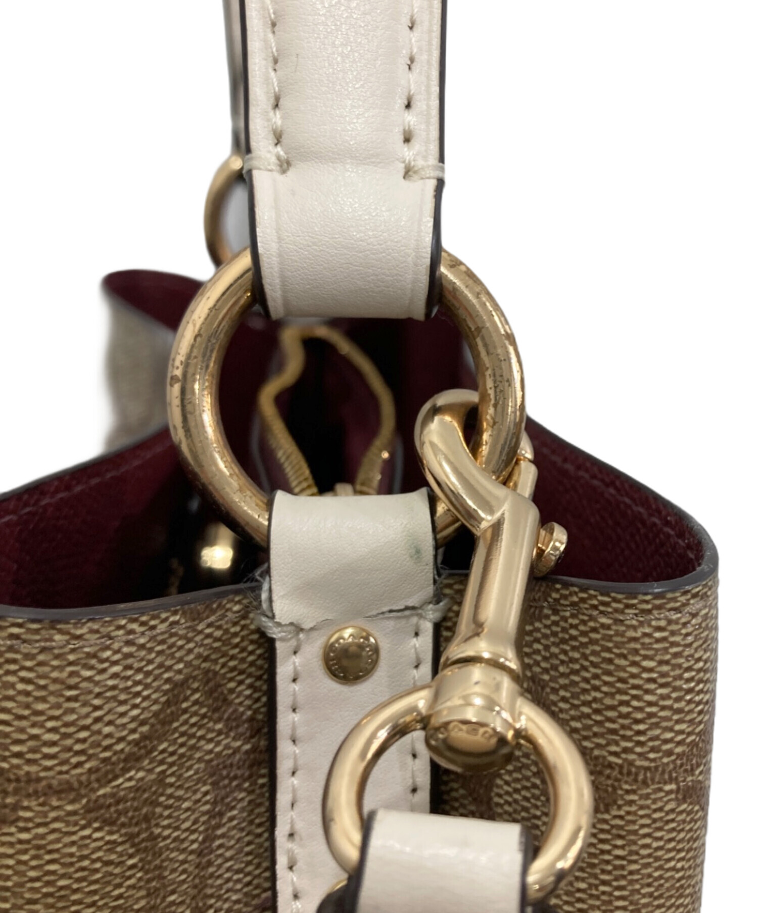 中古・古着通販】COACH (コーチ) スモール タウン バケット バッグ