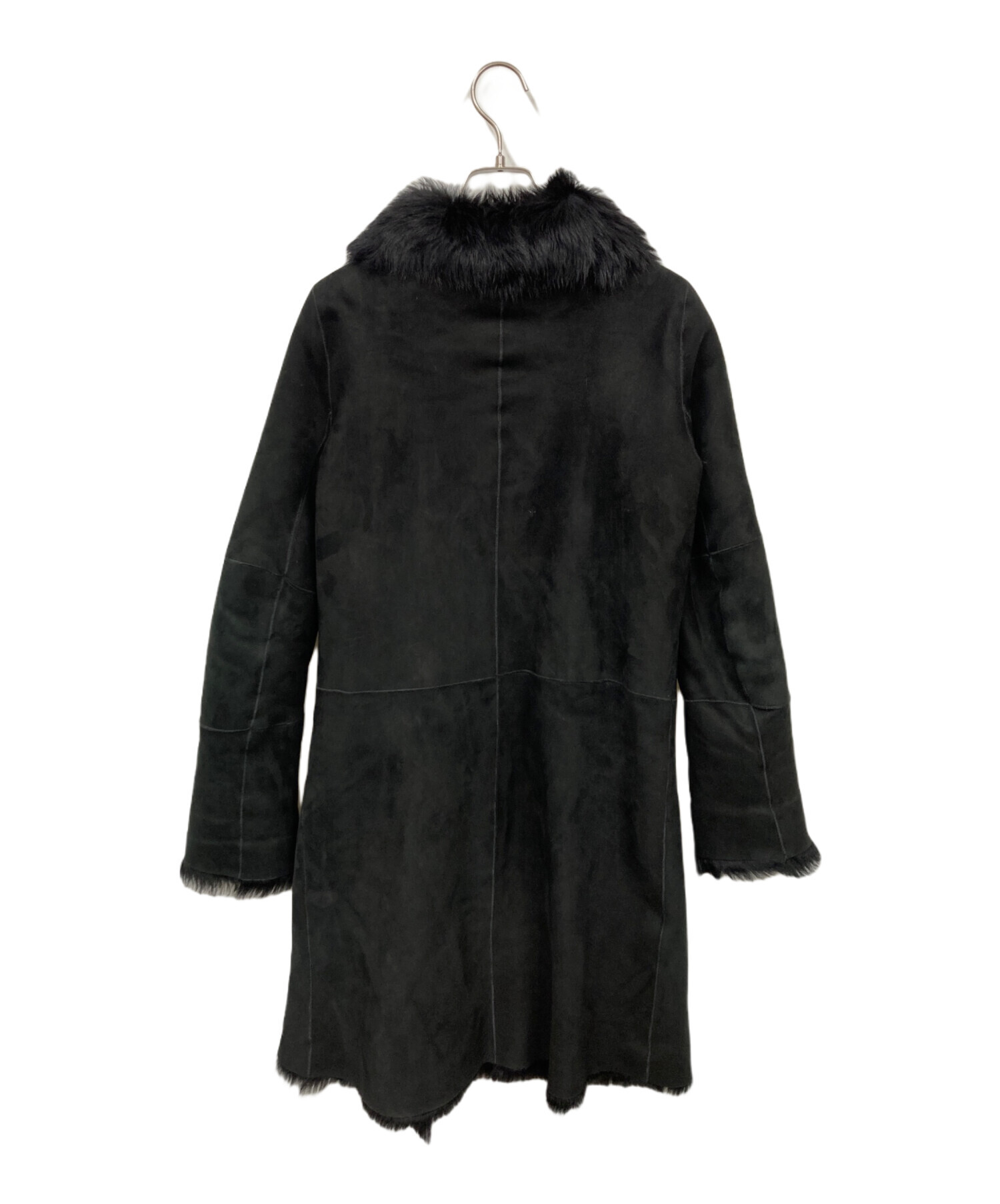 中古・古着通販】JOSEPH (ジョゼフ) ムートンコート ブラック サイズ