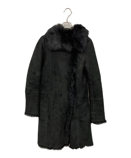 中古・古着通販】JOSEPH (ジョゼフ) ムートンコート ブラック サイズ