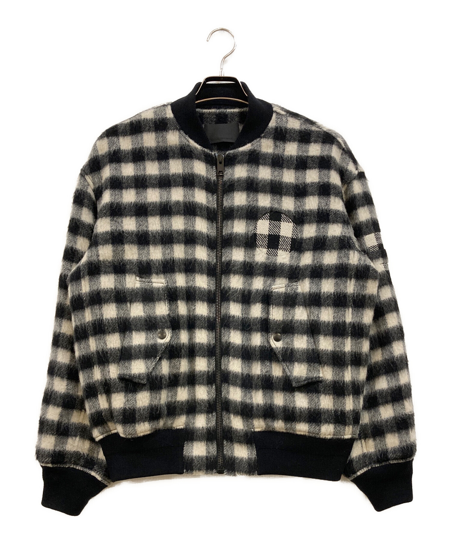 【alexander wang】 サティーンボンバージャケット M 中古・古着通販】ALEXANDER WANG (アレキサンダー・ワン) モヘヤ