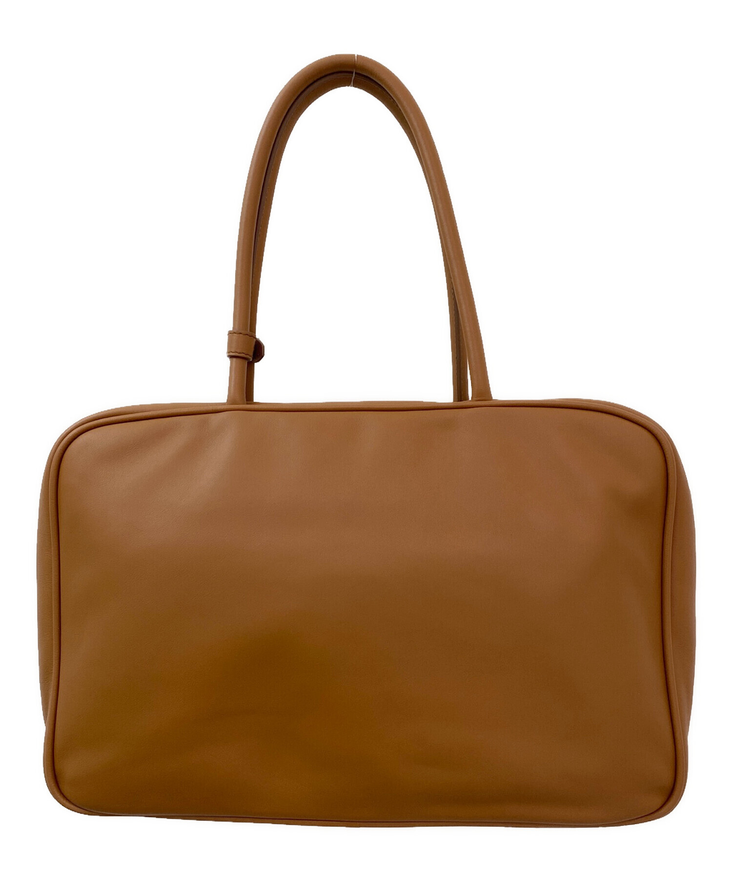 中古・古着通販】MIU MIU (ミュウミュウ) レザー ボー バッグ ブラウン