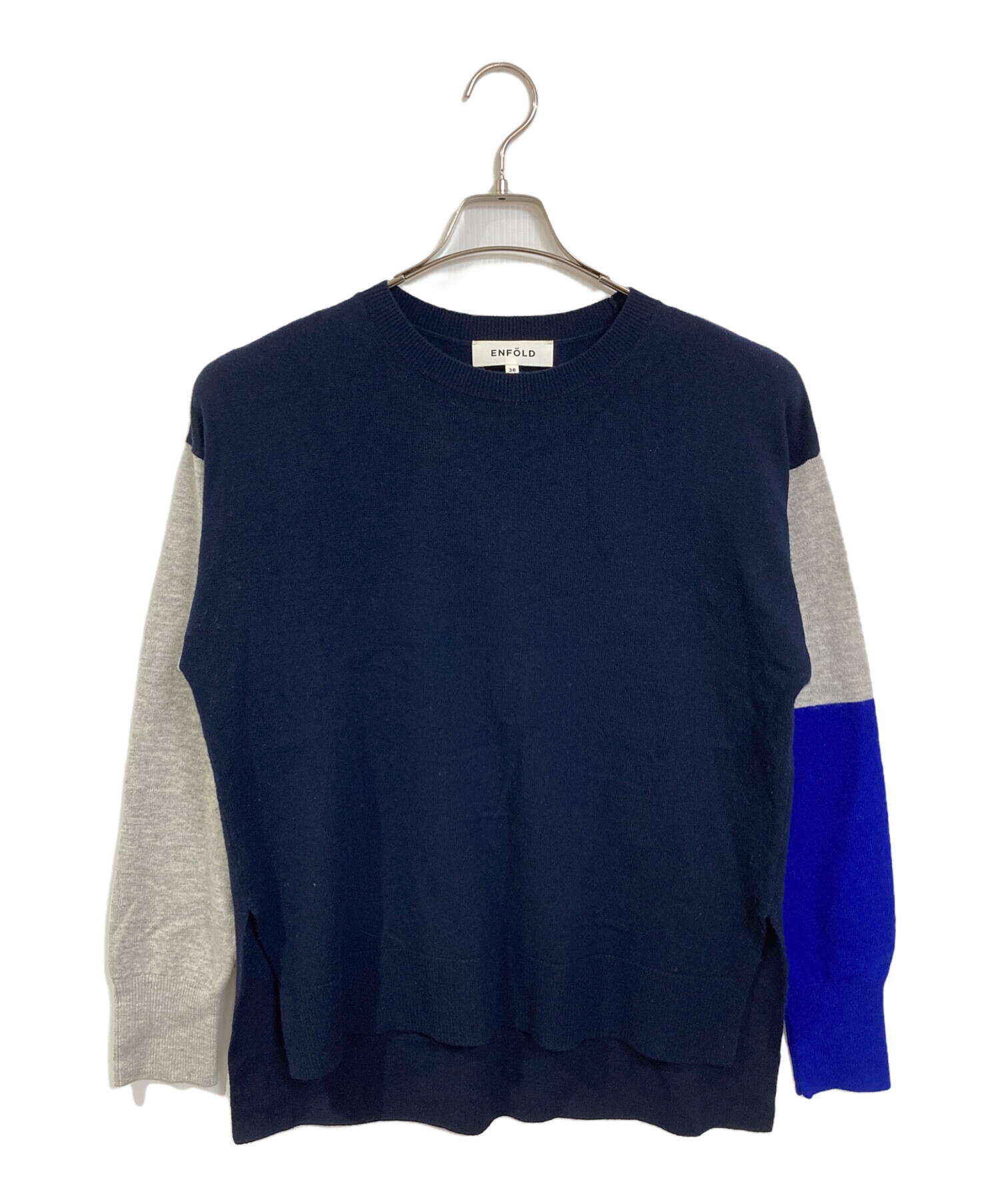 中古・古着通販】ENFOLD (エンフォルド) BI-COLOR PULLOVER マルチ