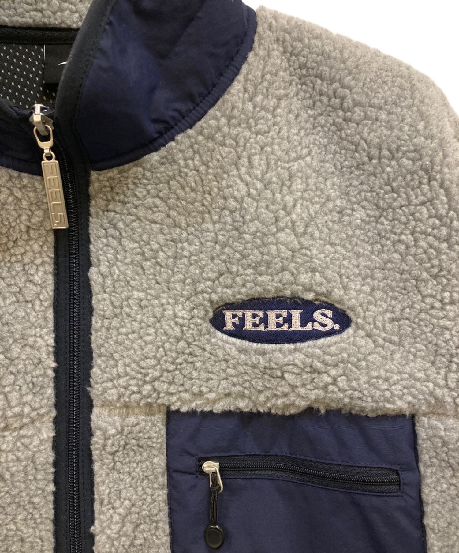 中古・古着通販】FEELS (フィールズ) BOA FLEECE ZIP JACKET 中古・古着通販】FEELS (フィールズ) BOA FLEECE ZIP JACKET