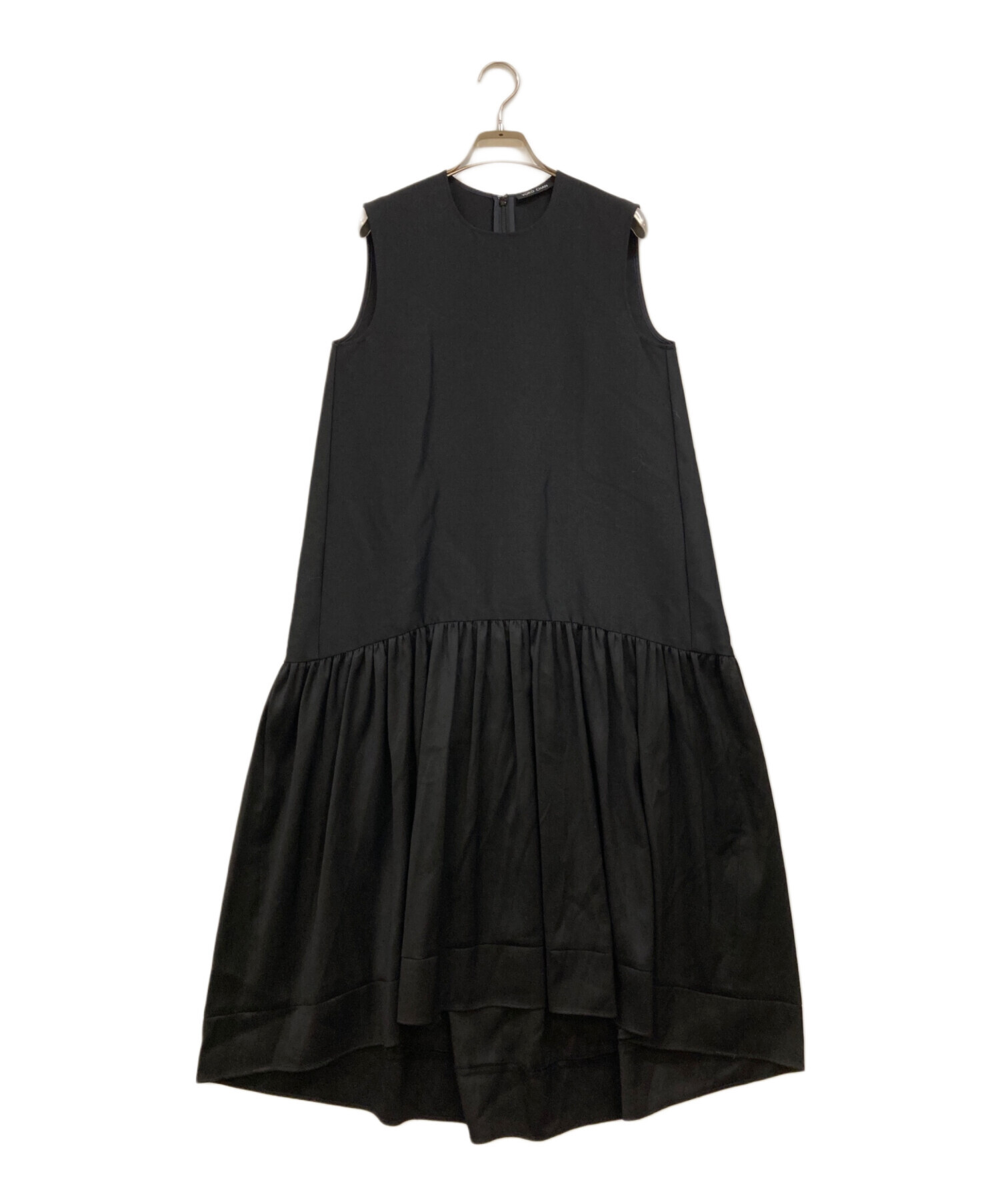 中古・古着通販】YOKO CHAN (ヨーコチャン) ヘムフレアドレス ブラック