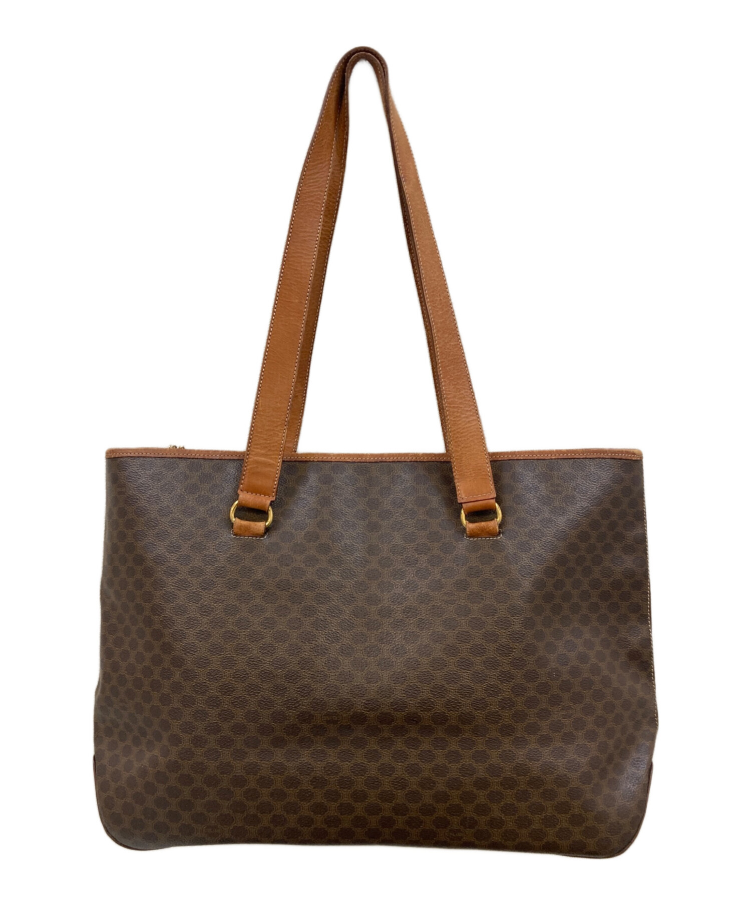 中古・古着通販】CELINE (セリーヌ) マカダム レザートートバッグ 