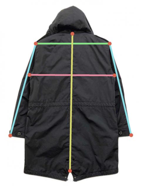 美品★MACKINTOSH LONDON マッキントッシュ モッズコート M 黒 中古・古着通販】MACKINTOSH LONDON (マッキントッシュ ロンドン