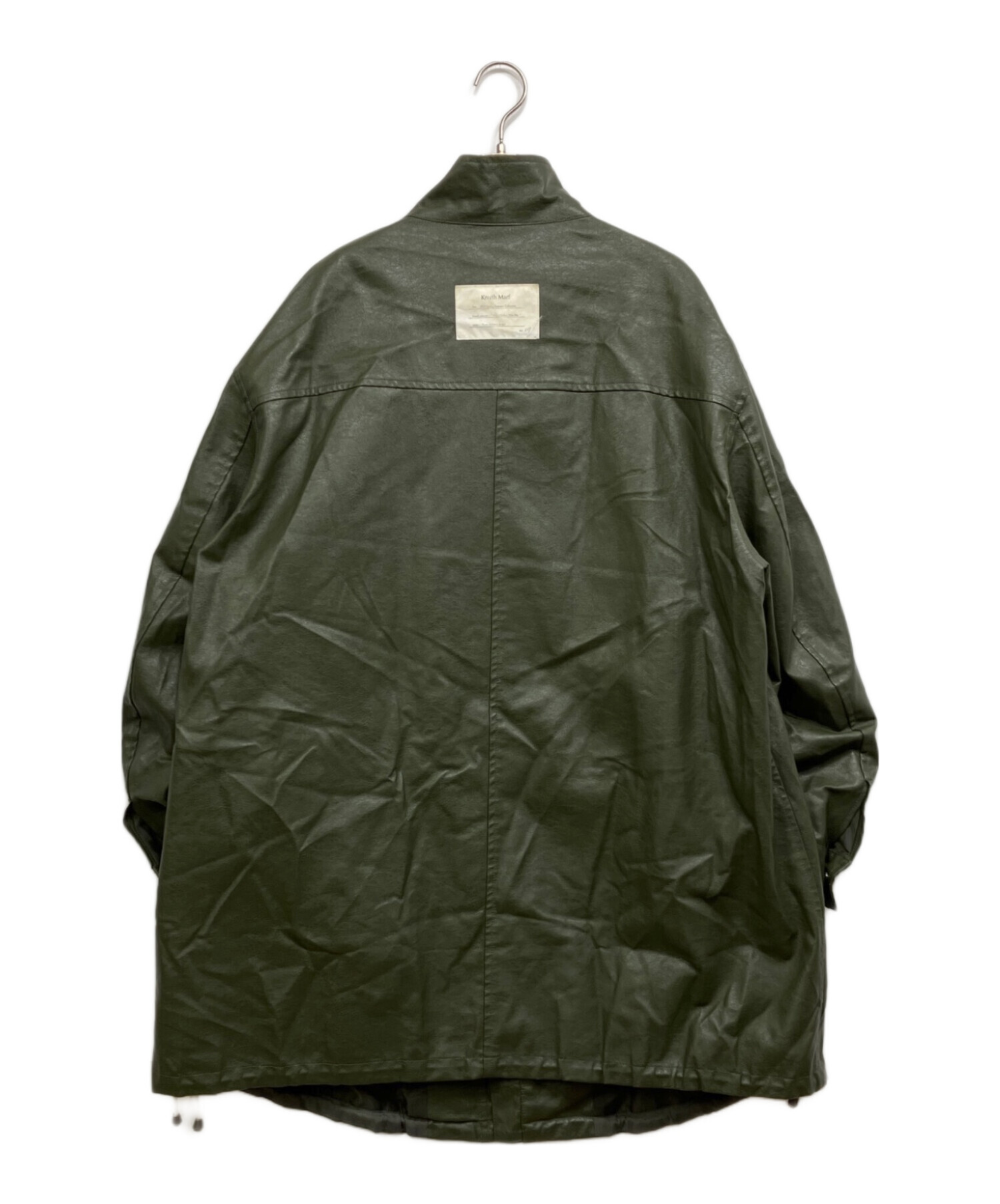 ジャケット・アウター Knuth Marf label leather jacket 中古・古着通販】Knuth Marf (クヌースマーフ) label leather jacket