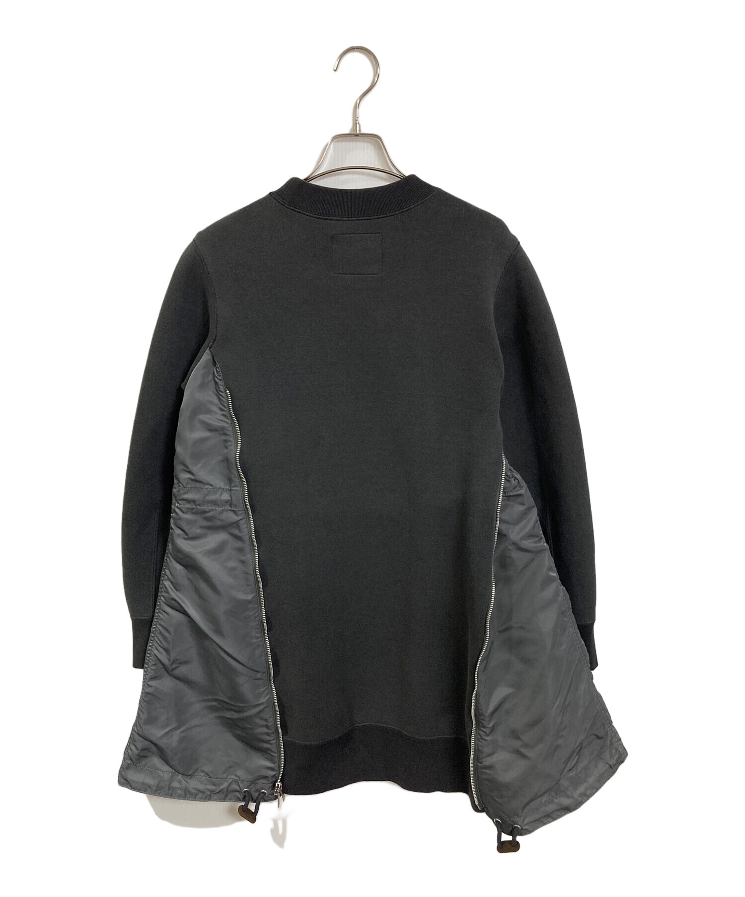 中古・古着通販】sacai (サカイ) Sponge Sweat MA-1 Dress ジップ 特殊