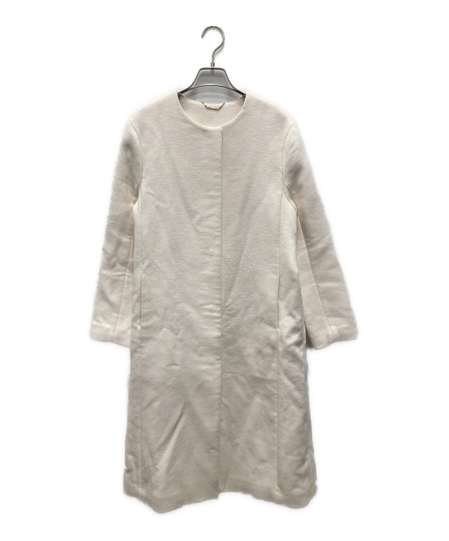 中古・古着通販】CELFORD (セルフォード) カシミヤ混ノーカラーコート 