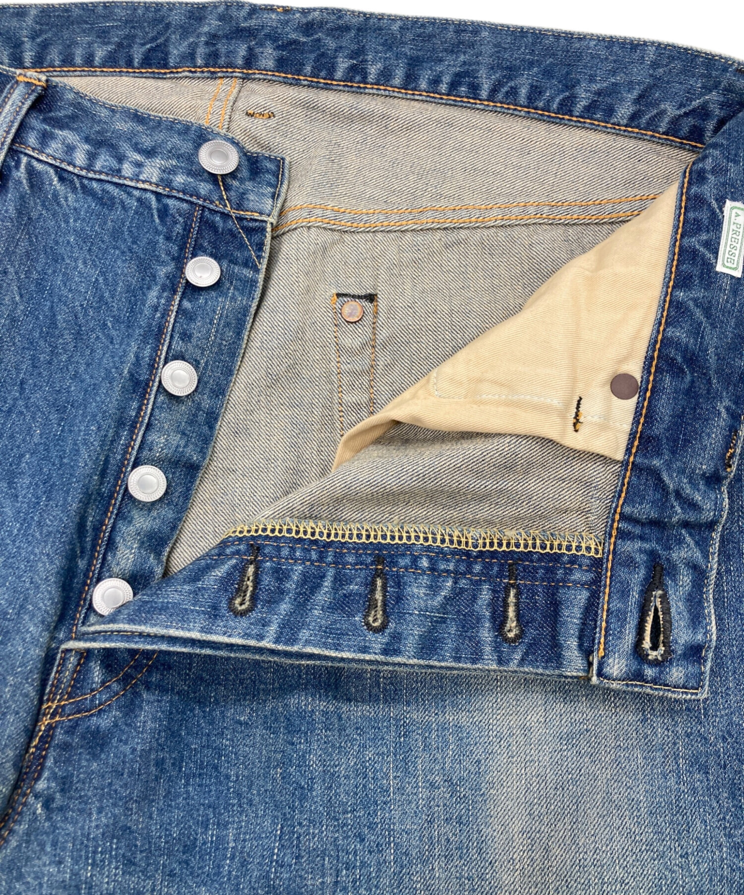 中古・古着通販】A.PRESSE (アプレッセ) Washed Denim Wide Pants
