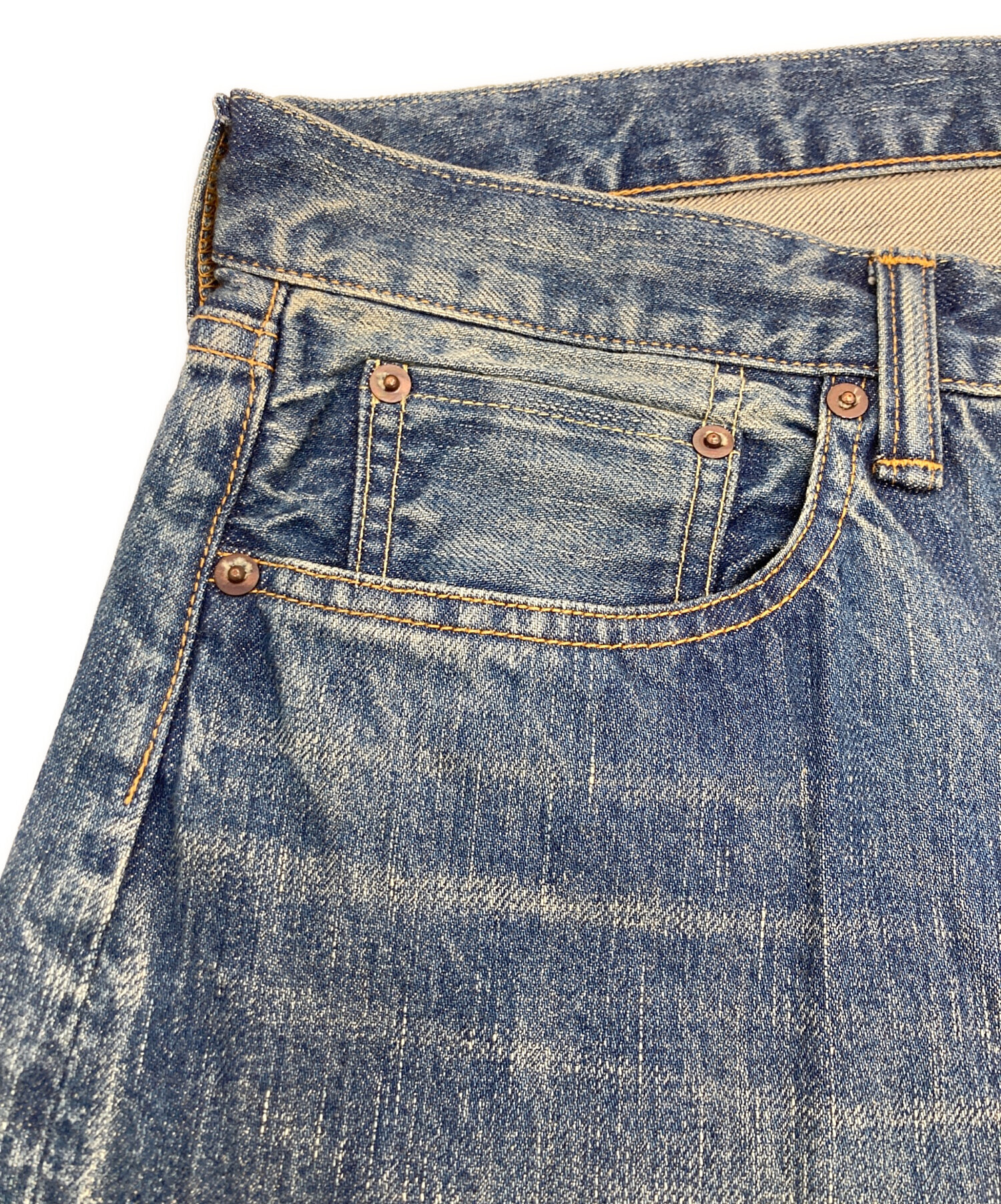 中古・古着通販】A.PRESSE (アプレッセ) Washed Denim Wide Pants