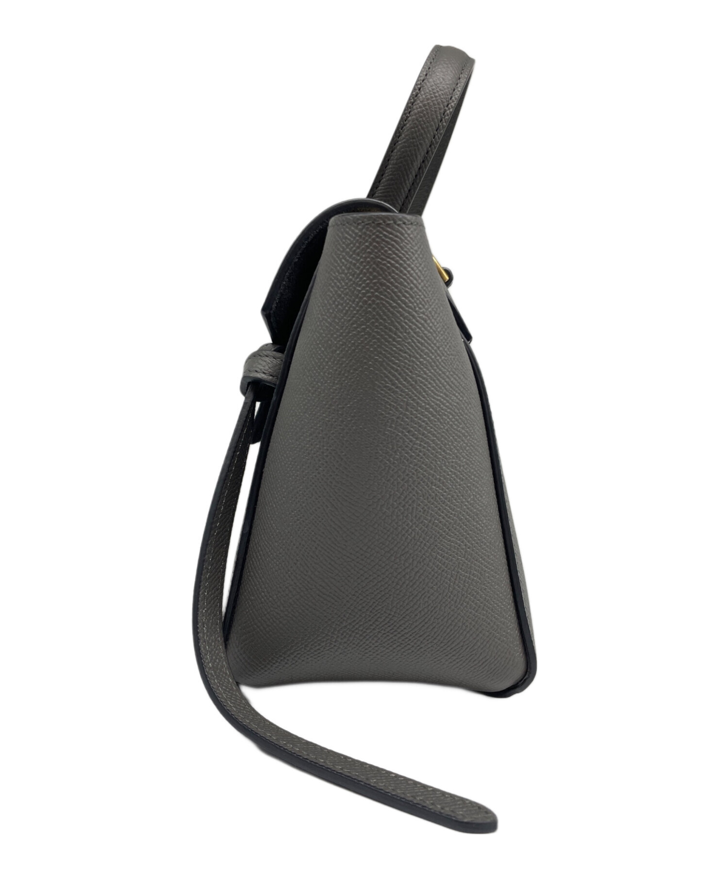 中古・古着通販】CELINE (セリーヌ) ベルトバッグ ナノ グレー サイズ