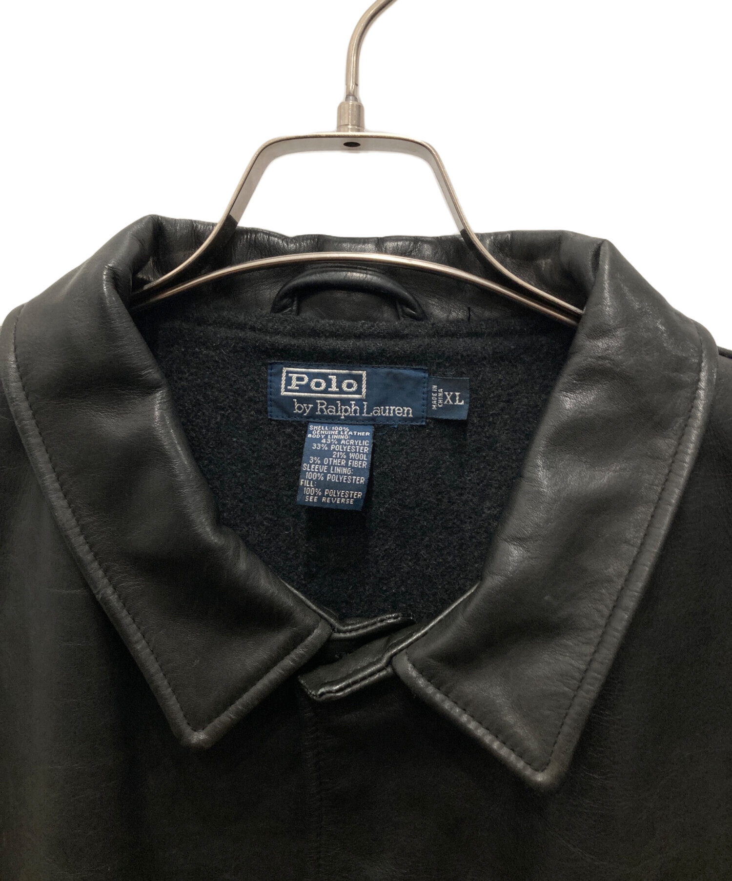 中古・古着通販】POLO RALPH LAUREN (ポロ・ラルフローレン) レザー