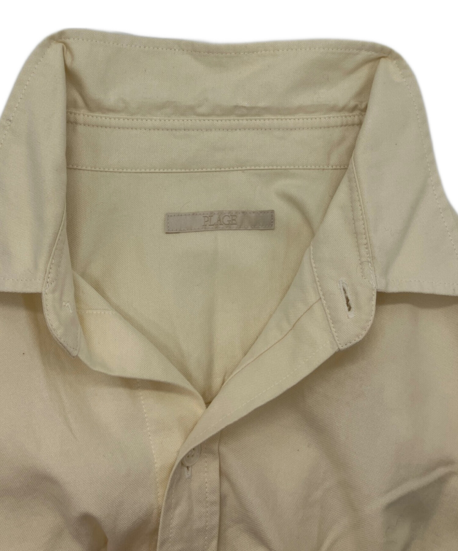 中古・古着通販】Plage (プラージュ) Light OX Poncho シャツ イエロー