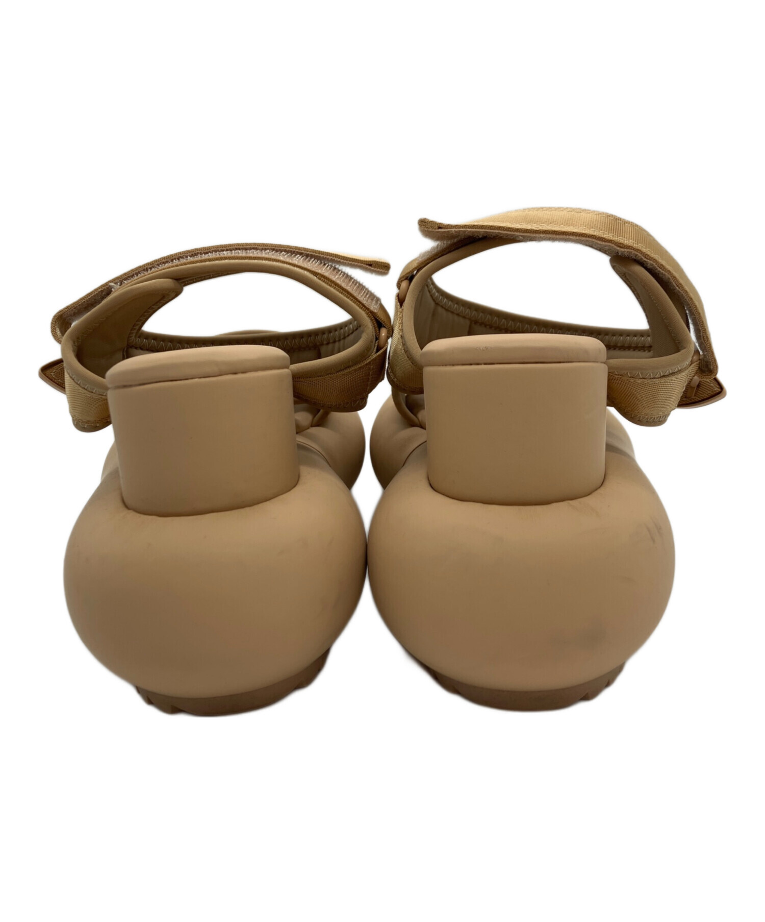 中古・古着通販】YELLO (イエロ) HIGH HEEL SANDALS ベージュ サイズ:M 