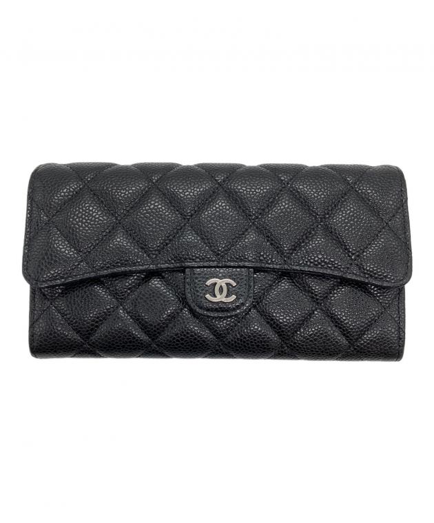 中古・古着通販】CHANEL (シャネル) ロングフラップウォレット