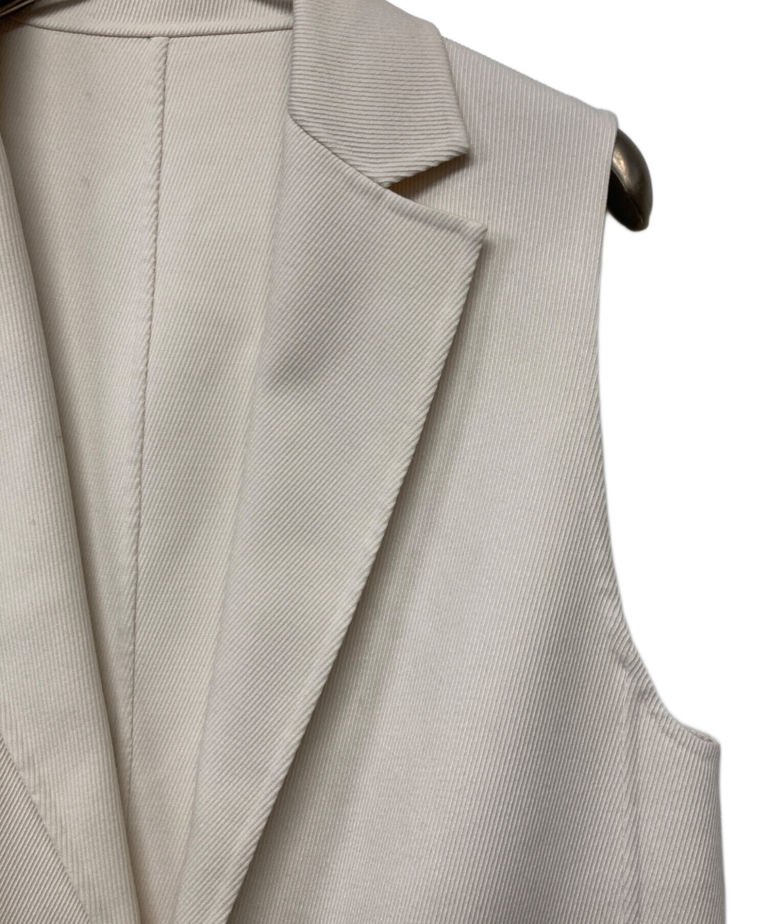 中古・古着通販】ANAYI (アナイ) カルゼリバーボタンレスジレ