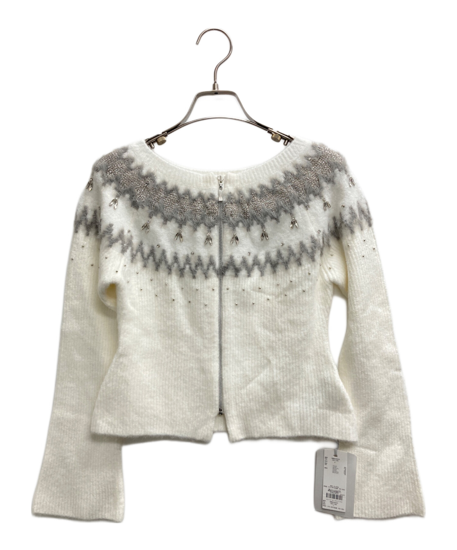 CELFORD フェアアイルジップカーディガン 中古・古着通販】CELFORD (セルフォード) フェアアイルジップ