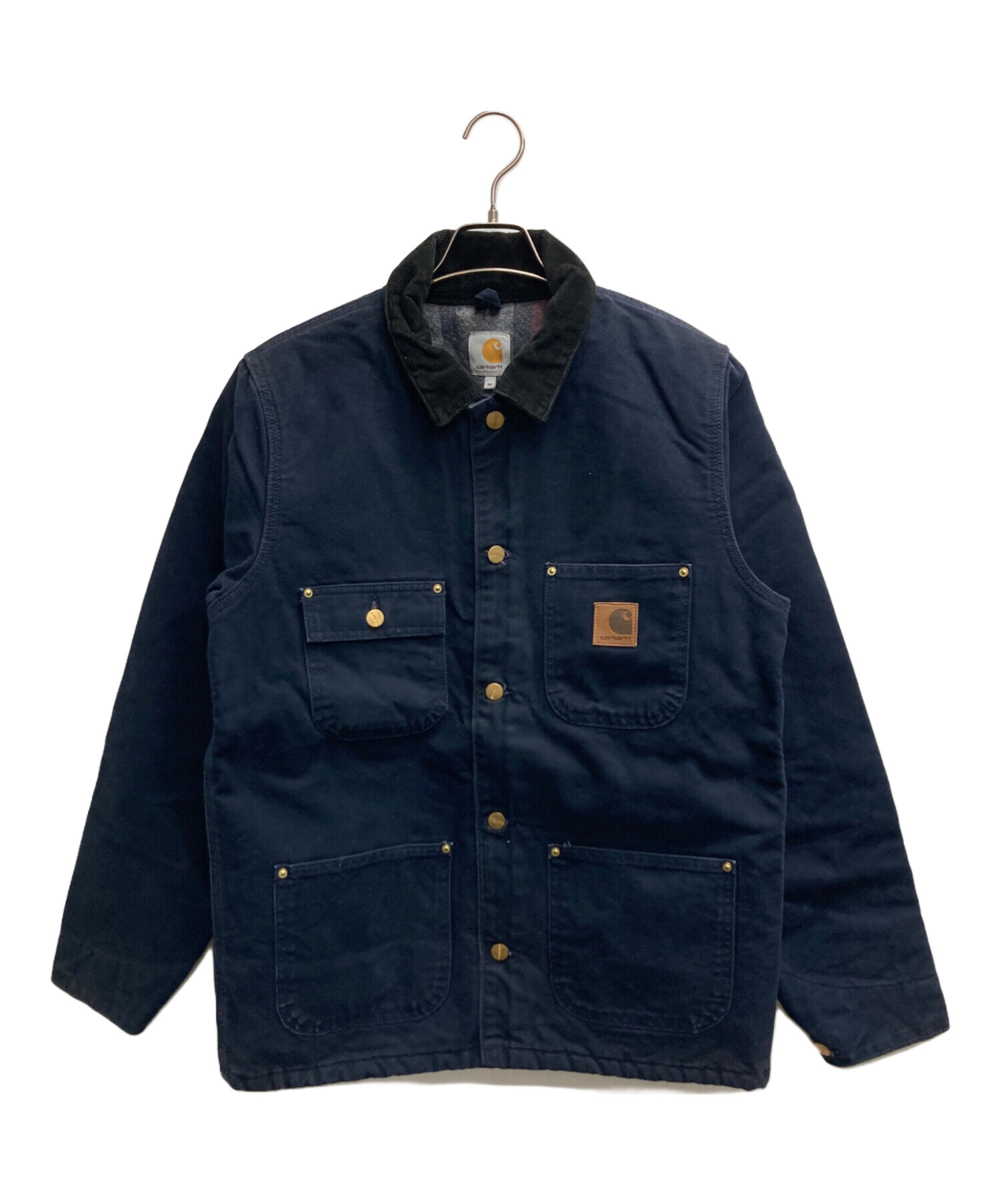 y*y様 Carhartt カーハートChore Coat ダークネイビー　フェ 中古・古着通販】CarHartt (カーハート) CHORE COAT ネイビー サイズ:M