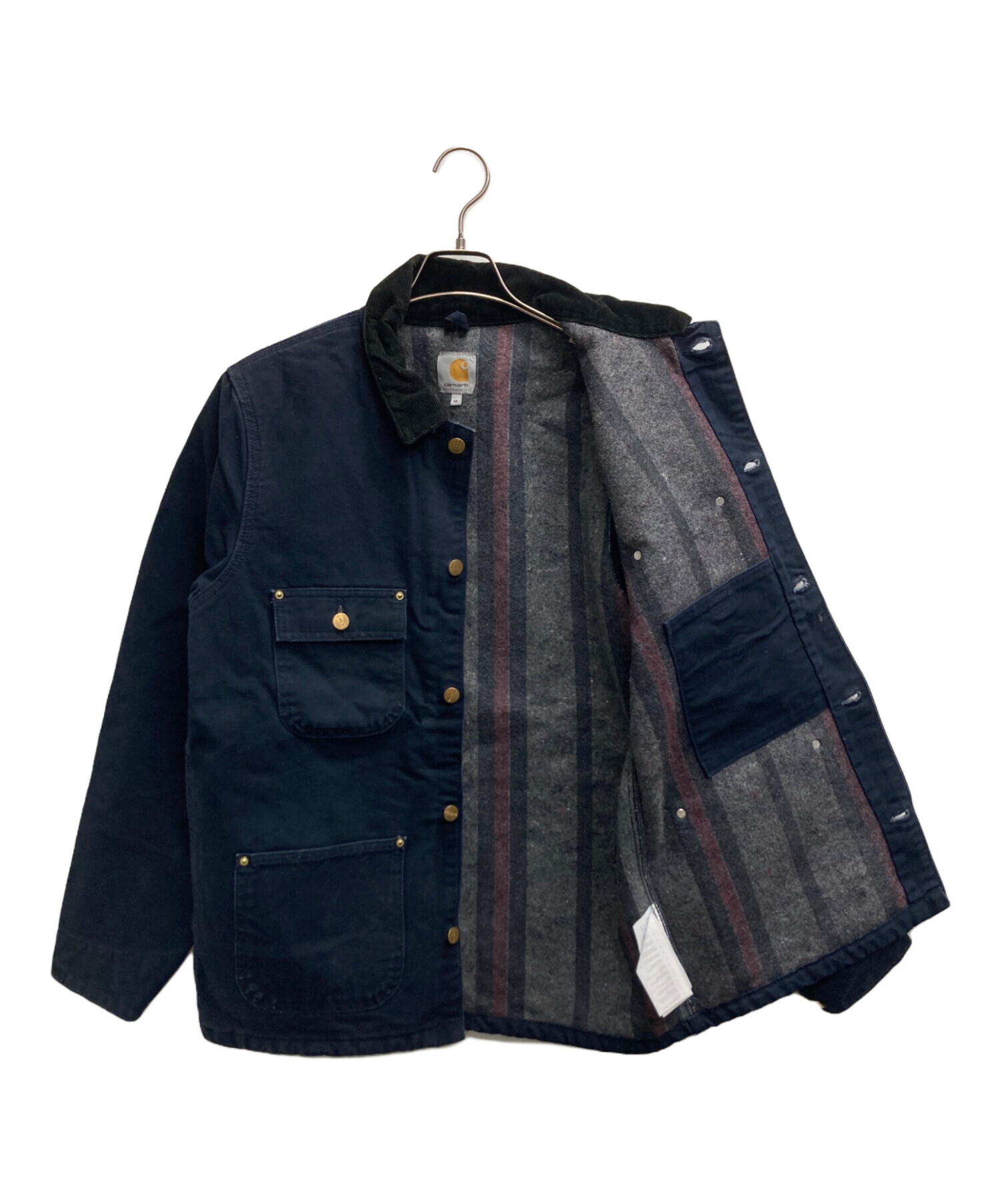 中古・古着通販】CarHartt (カーハート) CHORE COAT ネイビー サイズ:M