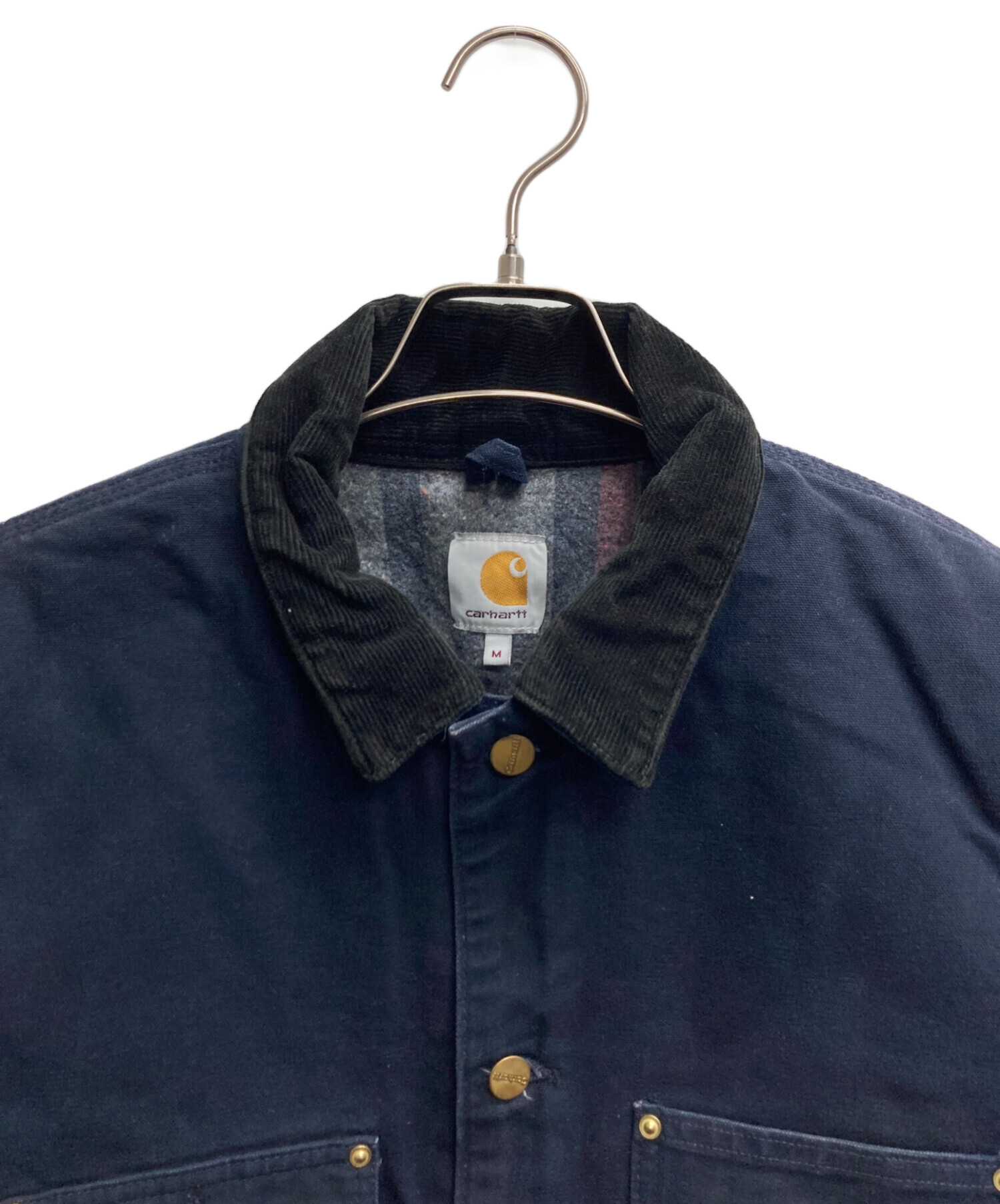 中古・古着通販】CarHartt (カーハート) CHORE COAT ネイビー サイズ:M