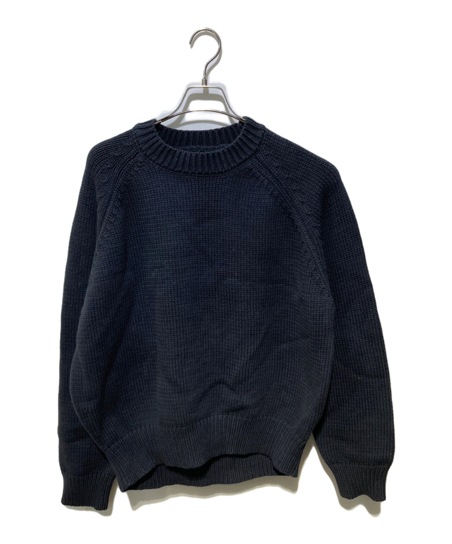 中古・古着通販】TODAYFUL (トゥデイフル) ラグランニット ブラック 中古・古着通販】TODAYFUL (トゥデイフル) ラグランニット ブラック