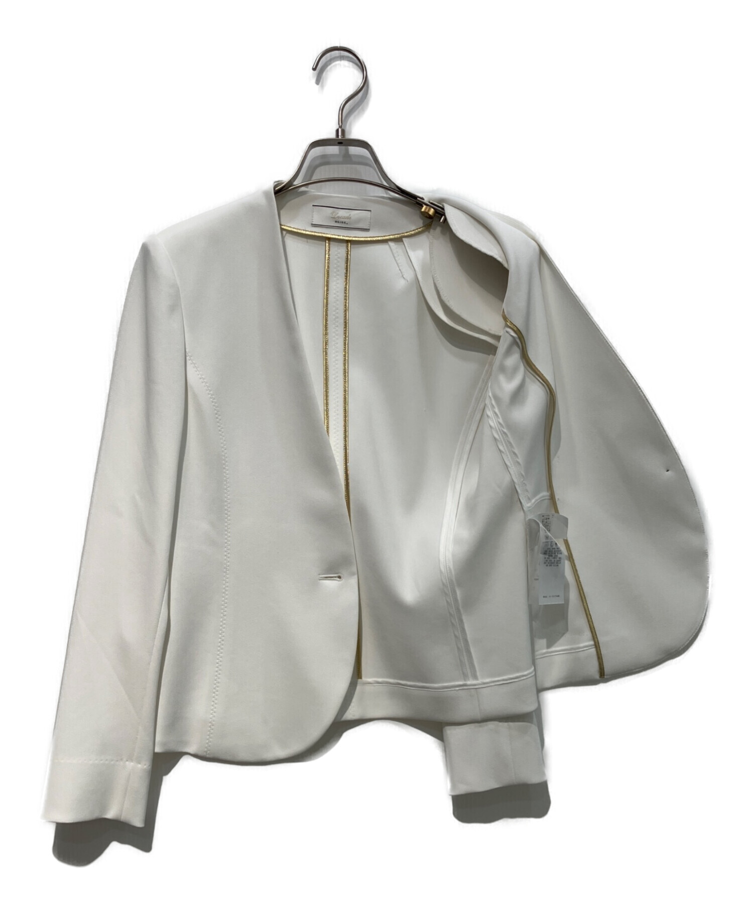 中古・古着通販】BEIGE (ベイジ) LUIZA / ノーカラージャケット