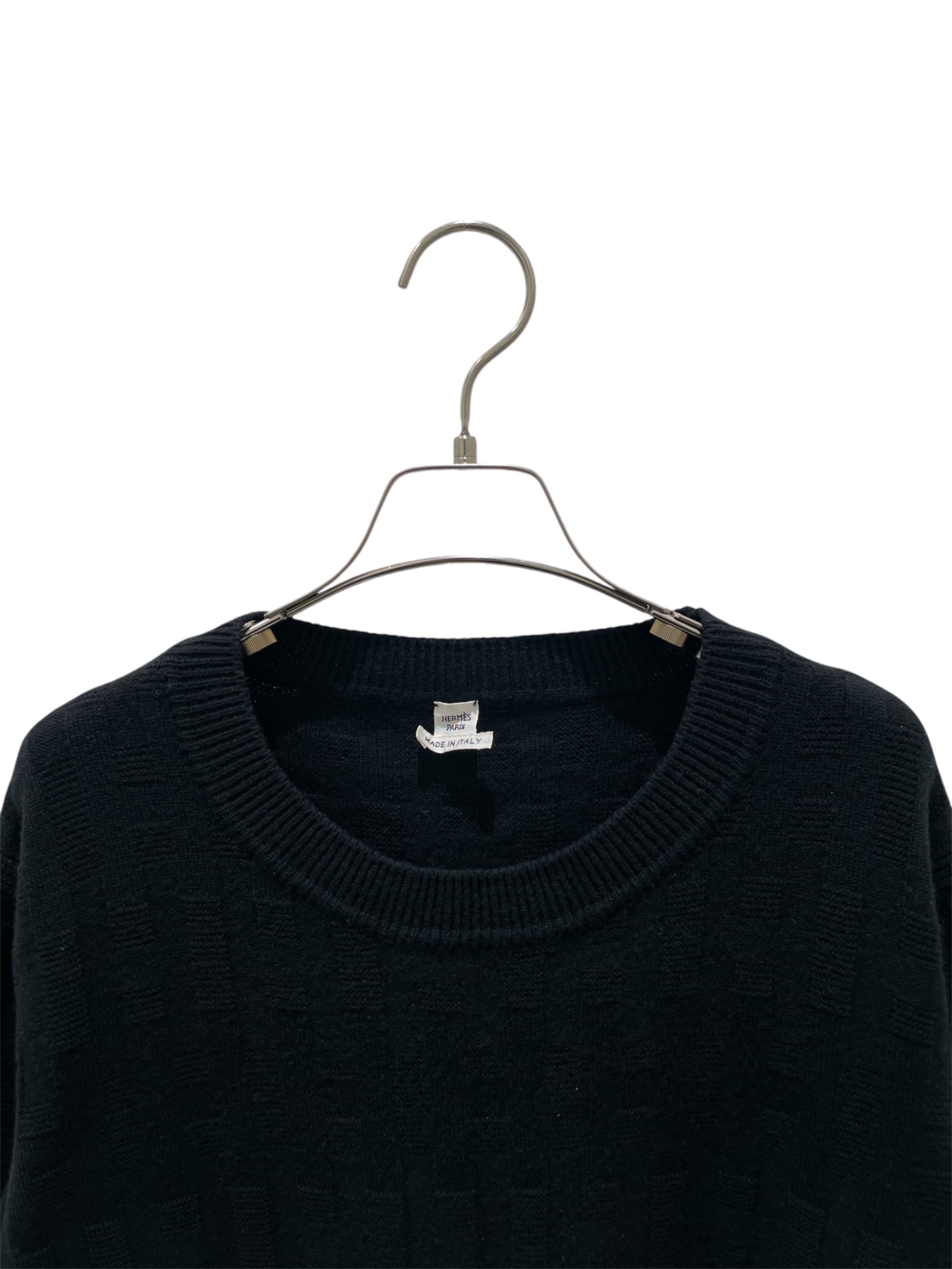 中古・古着通販】HERMES (エルメス) Hモチーフニットワンピース