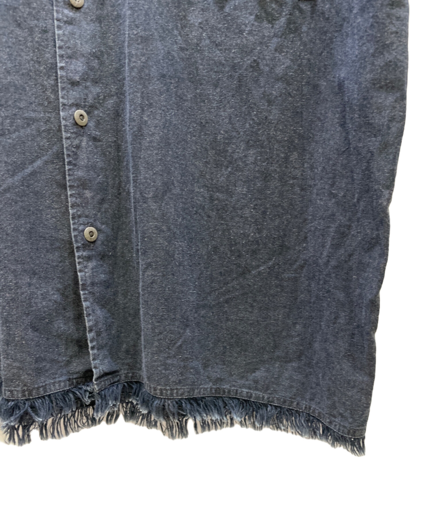 ARMANI JEANS(アルマーニジーンズ)／シャツ 中古・古着通販】ARMANI JEANS (アルマーニジーンズ) フリンジデニム
