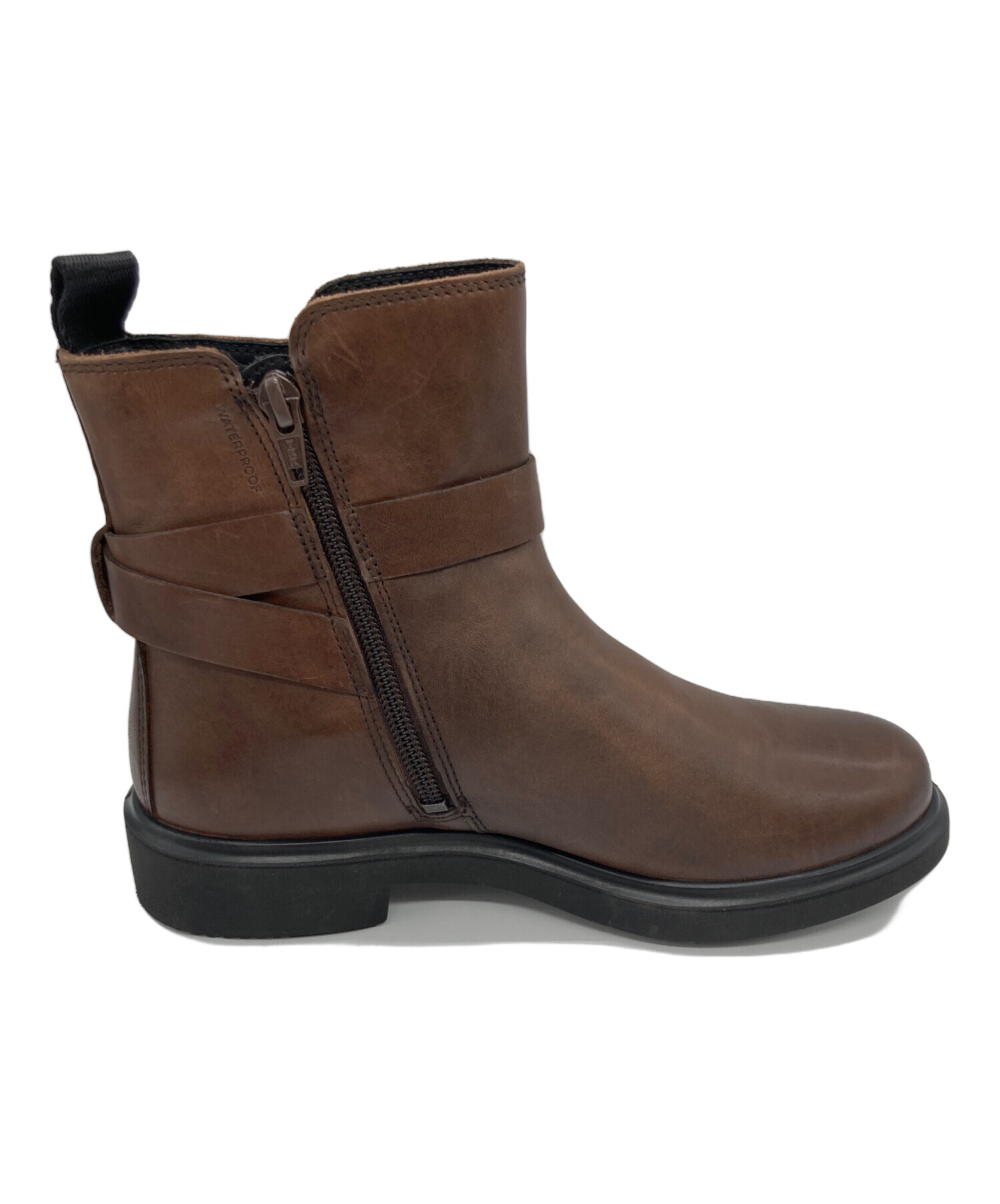 中古・古着通販】ECCO (エコー) ジョッパーブーツ ブラウン サイズ