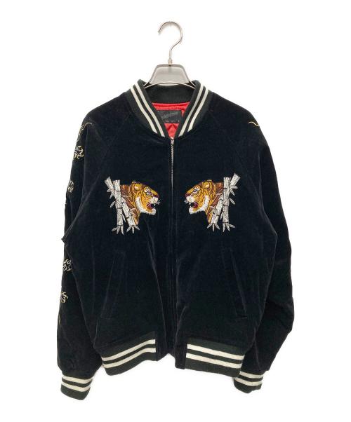 中古・古着通販】Hoshihime (ホシヒメ) ベロアスカジャン ブラック