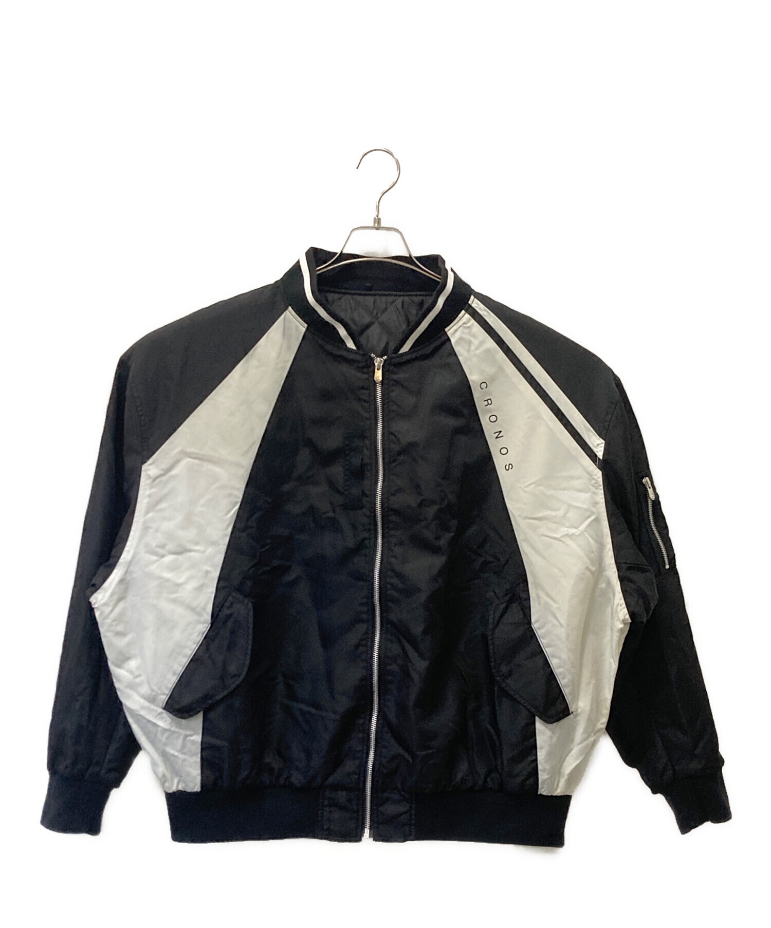 中古・古着通販】CRONOS (クロノス) MA-1ジャケット ブラック サイズ