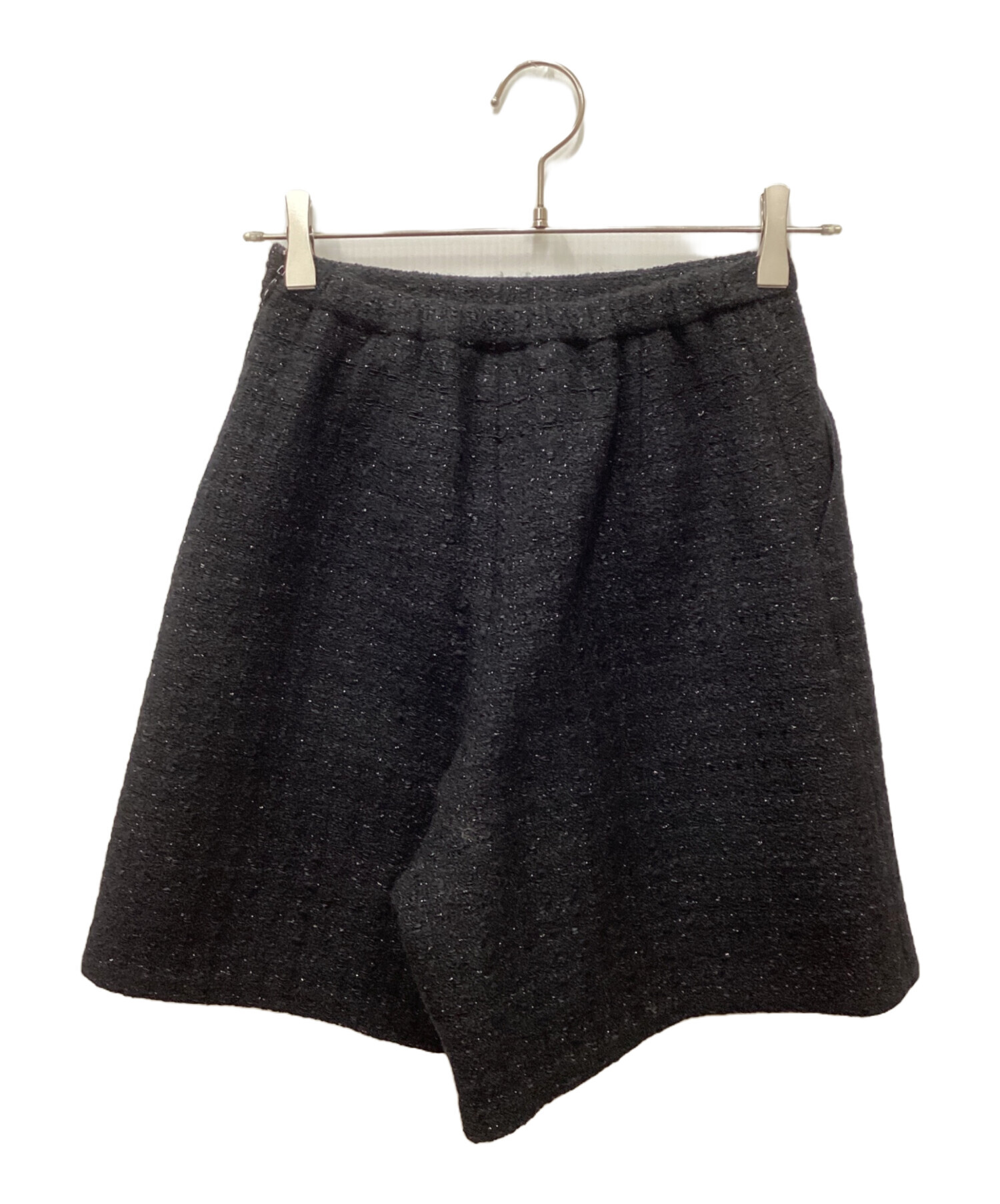 中古・古着通販】cygne (シーニュ) ツイードショートパンツ ブラック