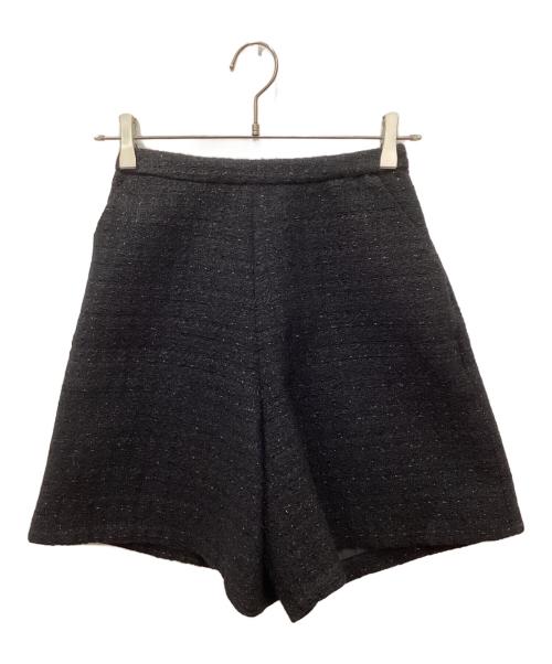 中古・古着通販】cygne (シーニュ) ツイードショートパンツ ブラック