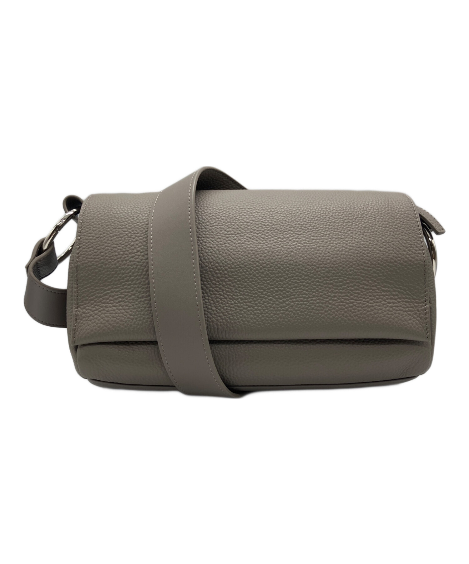 中古・古着通販】BEARDSLEY (ビアズリー) レザーボディバッグ グレー