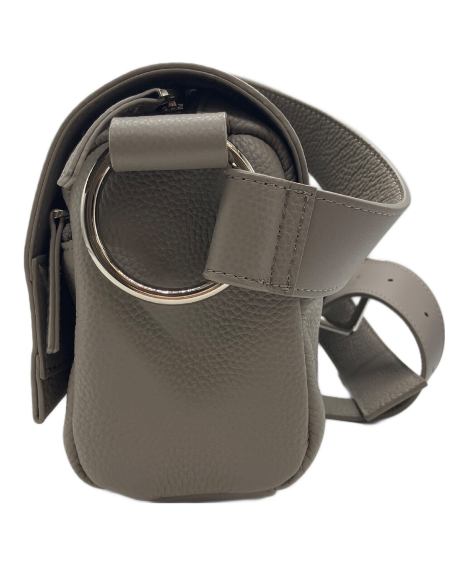 中古・古着通販】BEARDSLEY (ビアズリー) レザーボディバッグ グレー