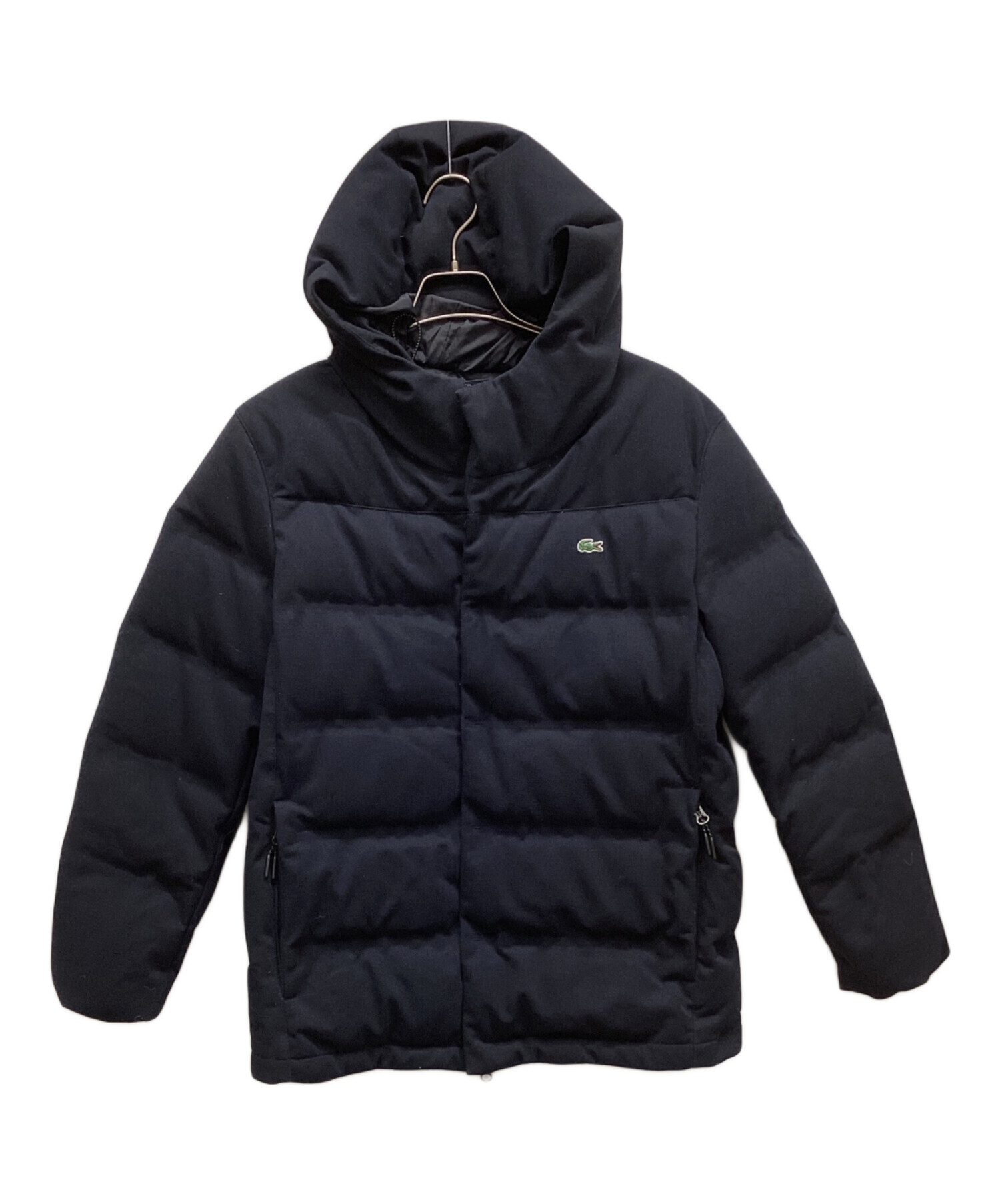 中古・古着通販】LACOSTE (ラコステ) ピケダウンジャケット ネイビー