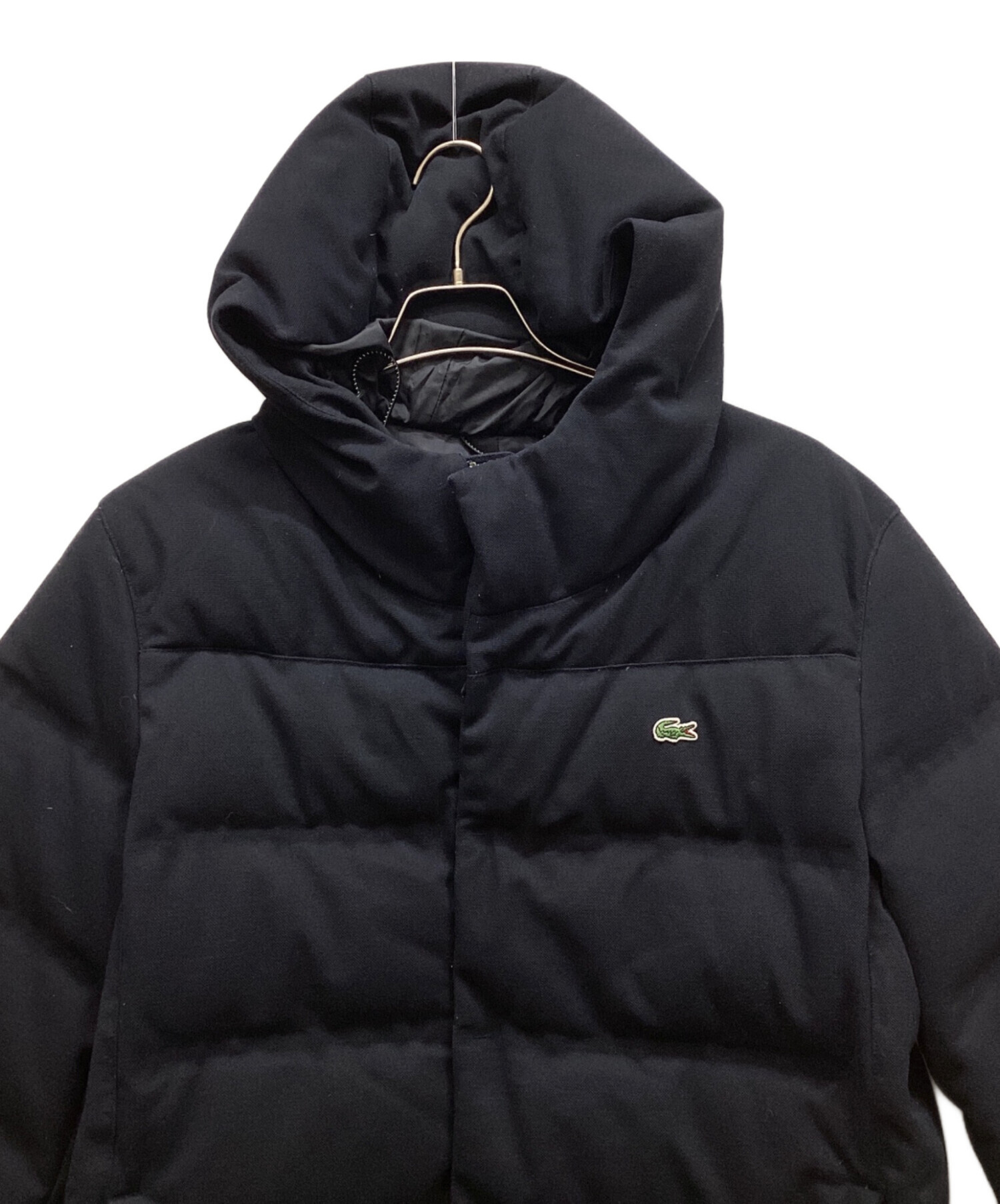 中古・古着通販】LACOSTE (ラコステ) ピケダウンジャケット ネイビー