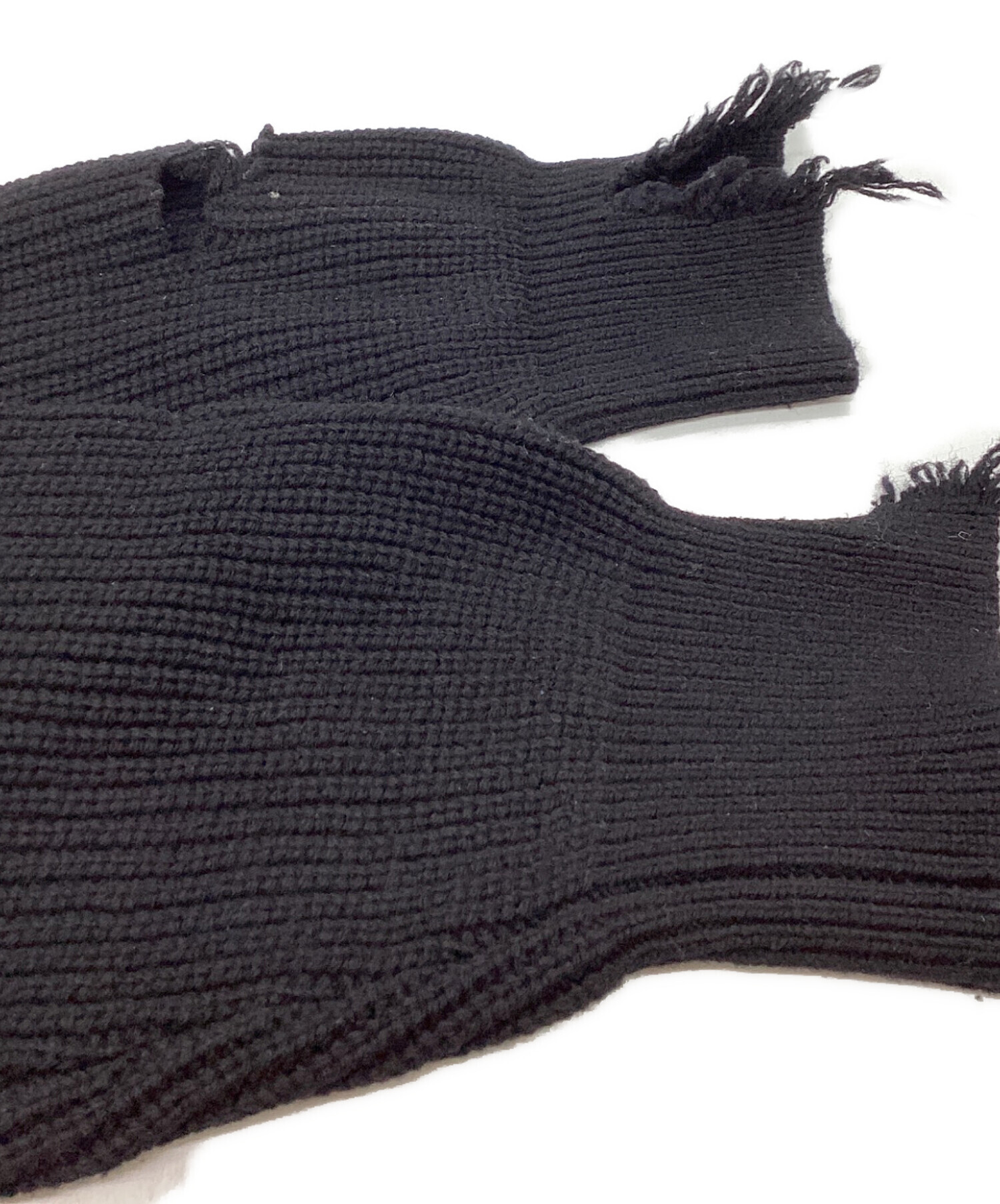 中古・古着通販】stein (シュタイン) MILLED DAMAGE KNIT CARDIGAN