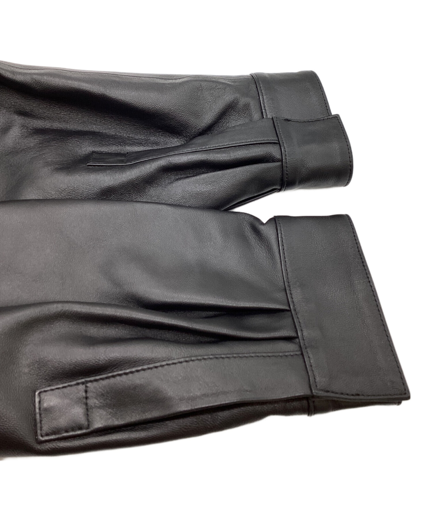 中古・古着通販】stein (シュタイン) OVERSIZED LEATHER SHIRT JACKET