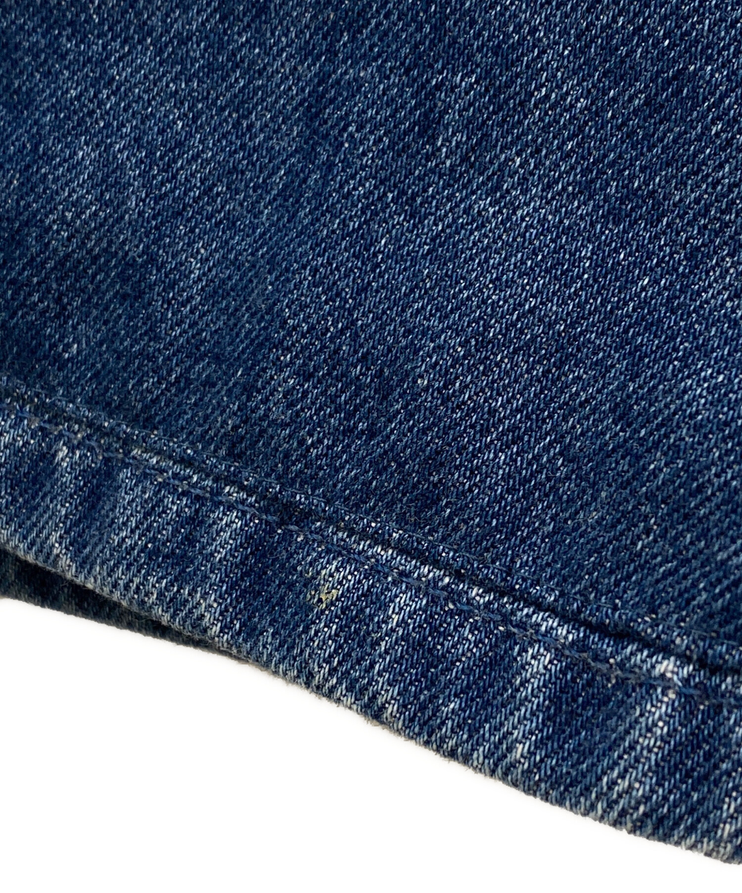 中古・古着通販】LOEWE (ロエベ) ラップデニムパンツ ブルー サイズ:36