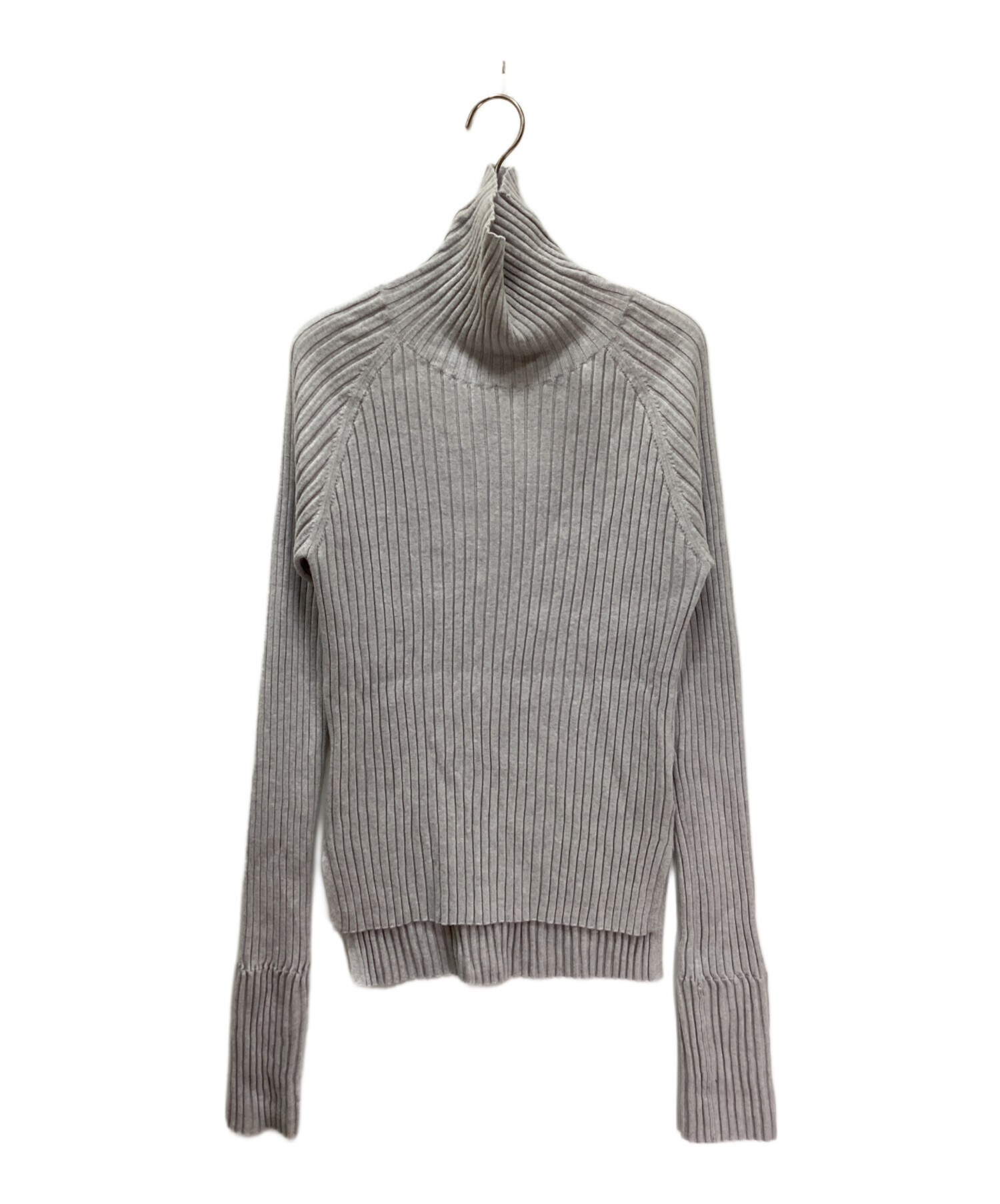 LE PHIL ウールリブタートル 中古・古着通販】LE PHIL (ル フィル) ウールリブタートルニット