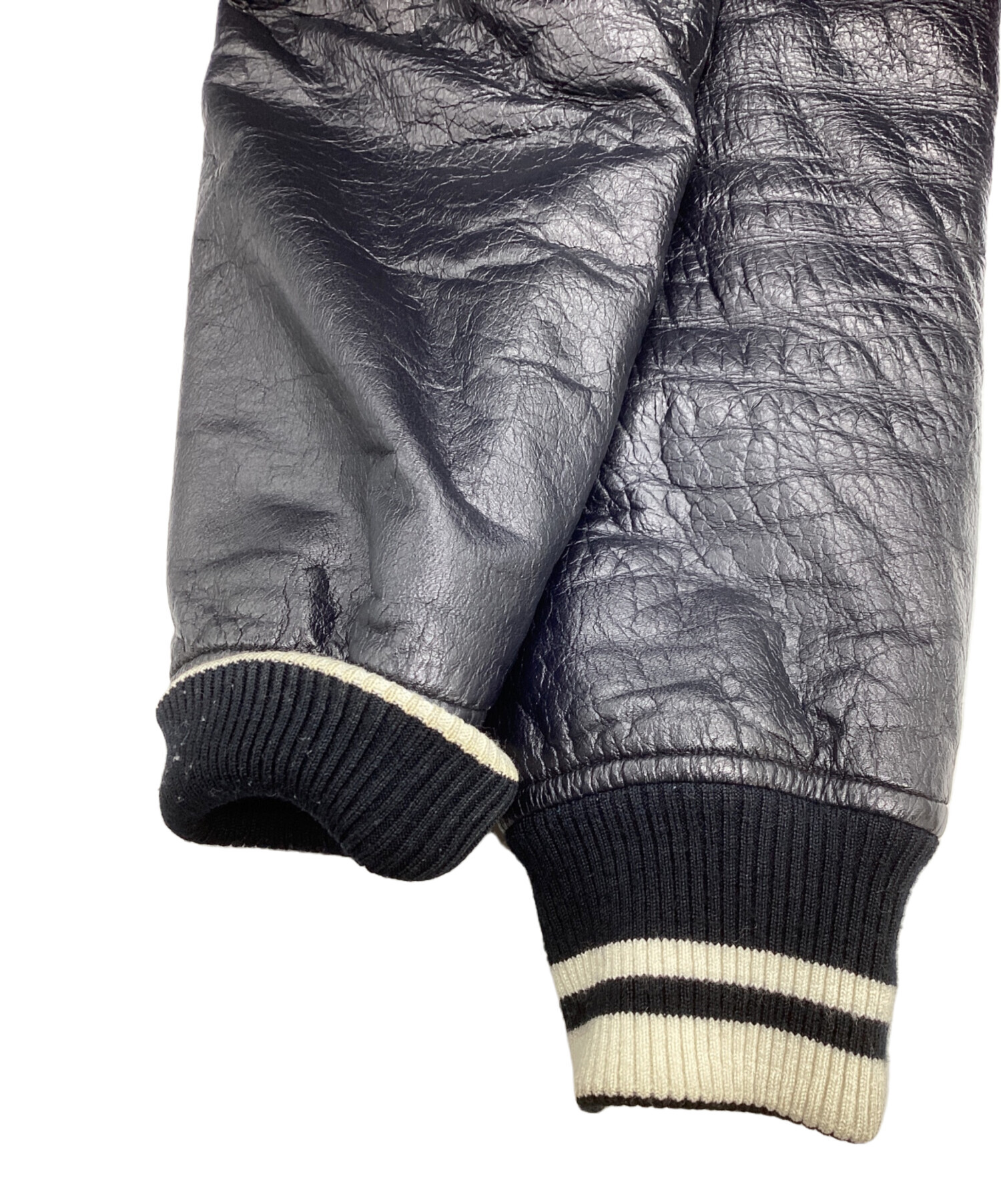 中古・古着通販】A.P.C. (アーペーセー) スタジャン ネイビー サイズ 