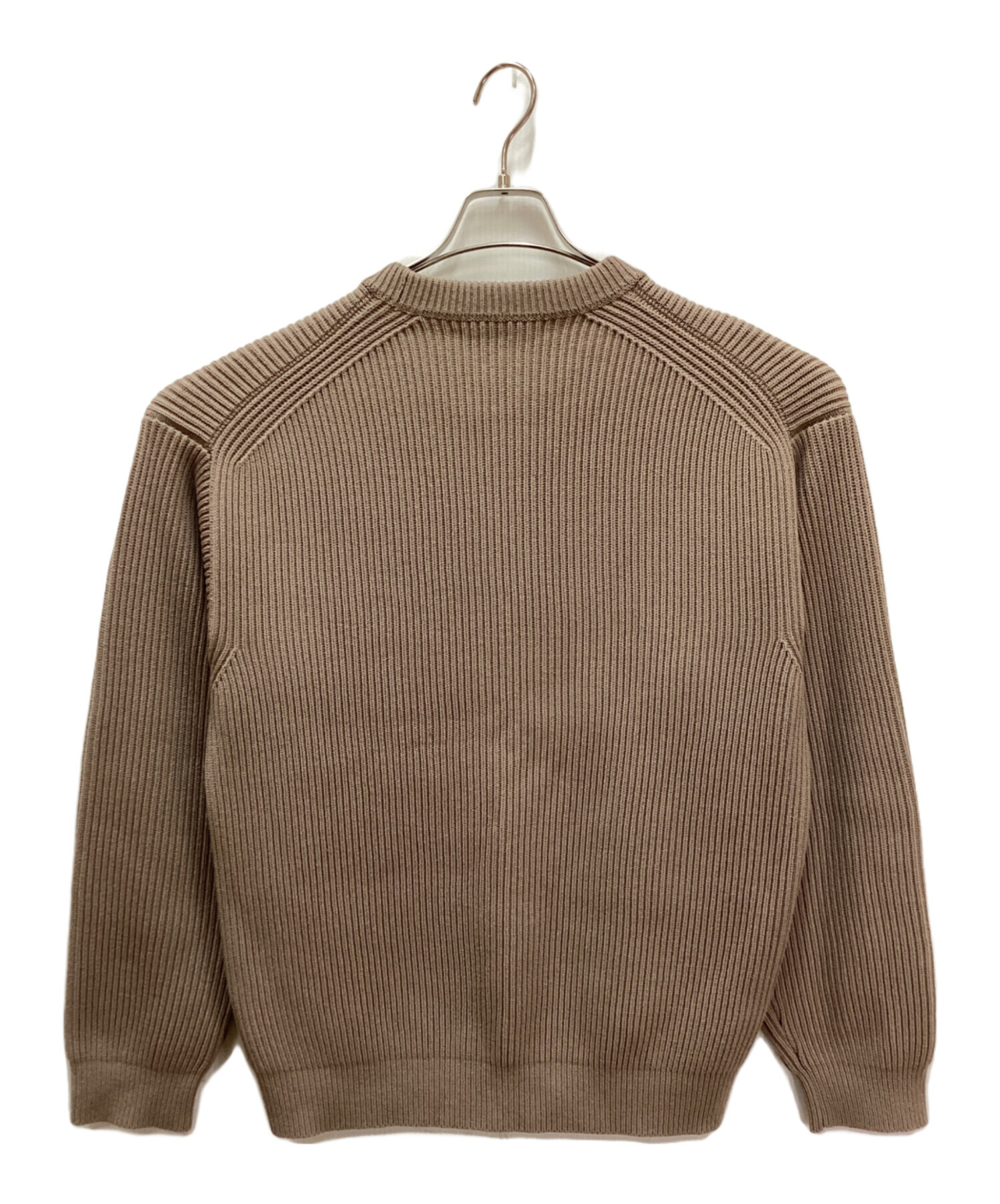 中古・古着通販】AURALEE (オーラリー) SUPER FINE WOOL RIB KNIT BIG 