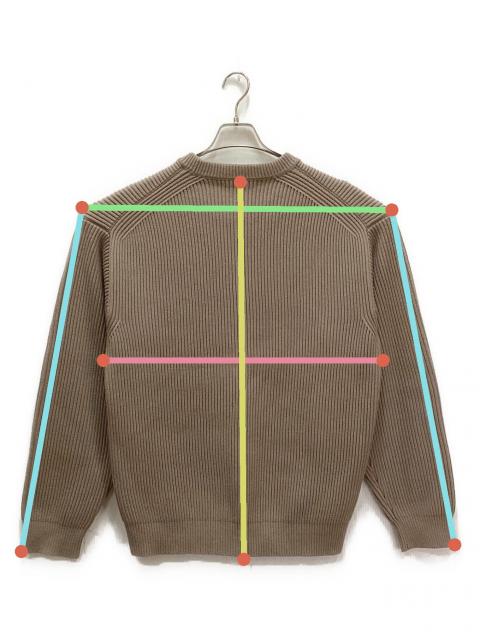 中古・古着通販】AURALEE (オーラリー) SUPER FINE WOOL RIB KNIT BIG
