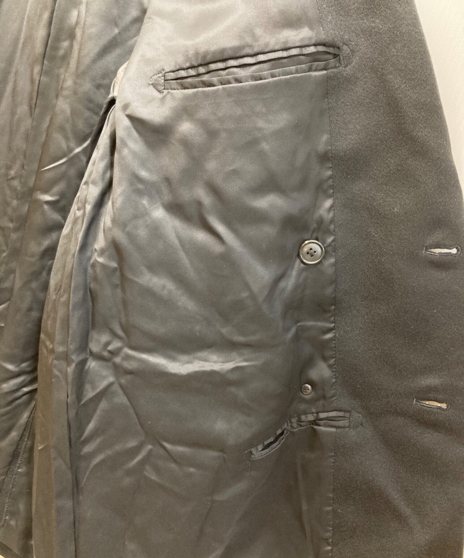 【新品未使用】NICENESS LAURENT Cashmere Jacket NICENESS LAURENT Deadstock Cashmere Flight Sleeve Jacket